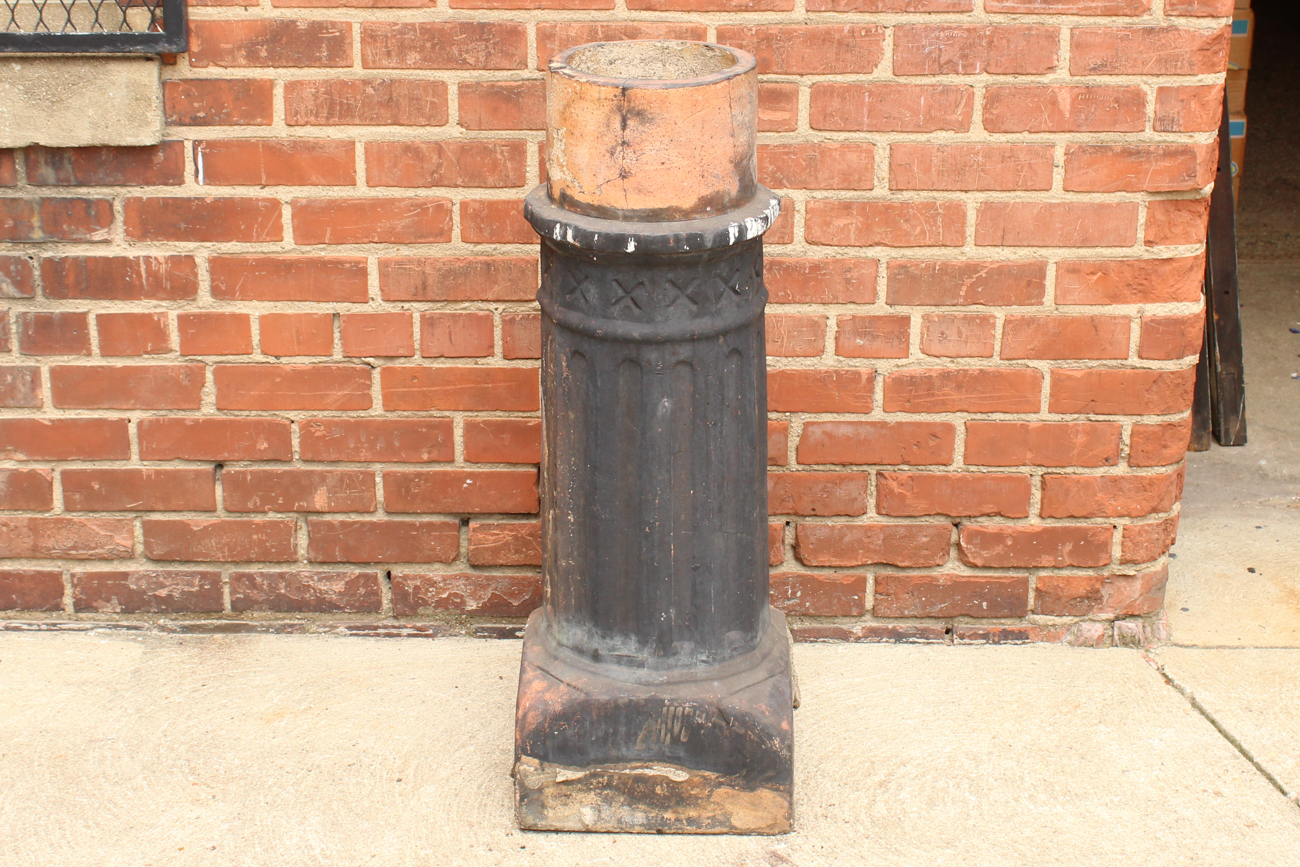 19th Century Terra Cotta Chimney Top