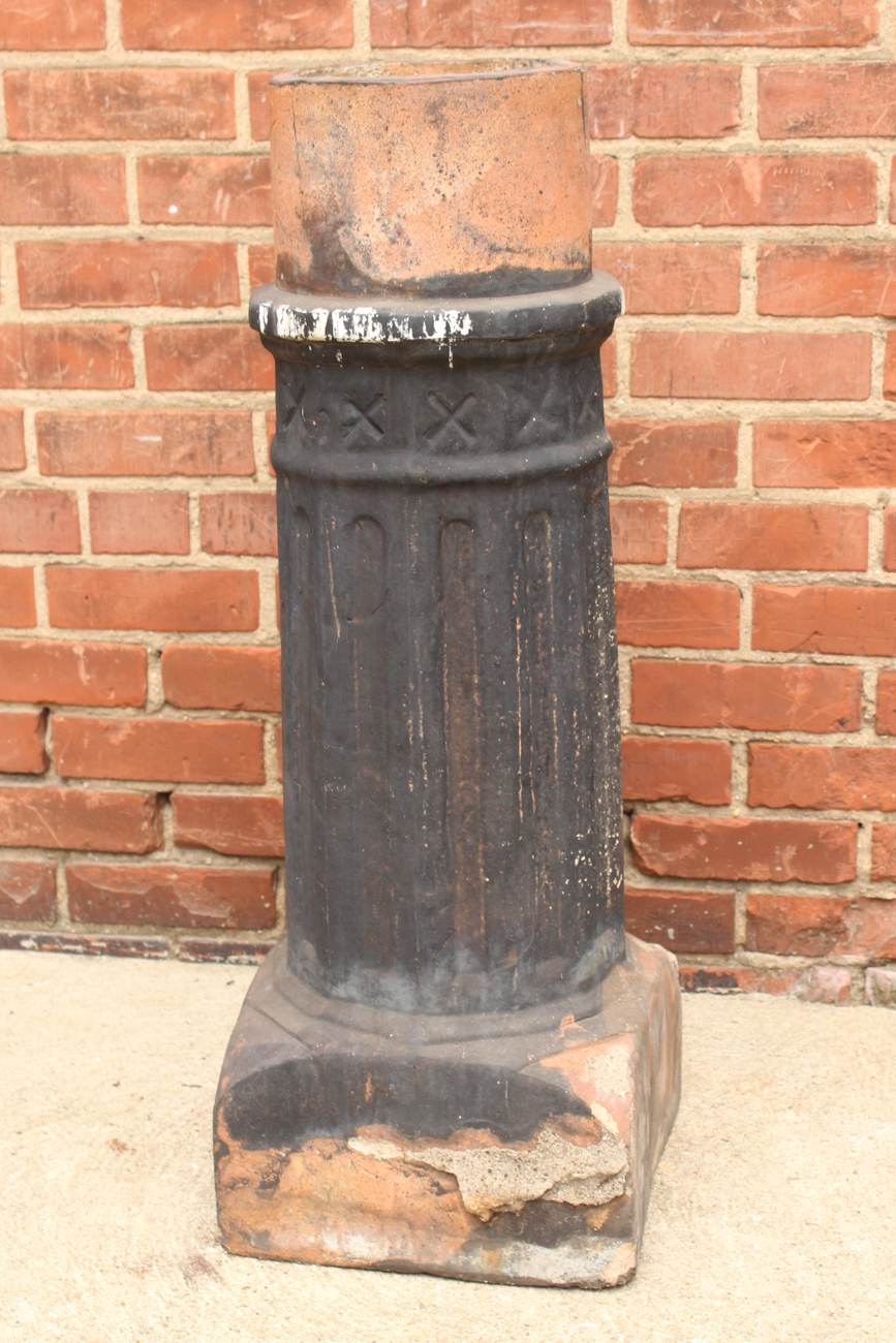 19th Century Terra Cotta Chimney Top