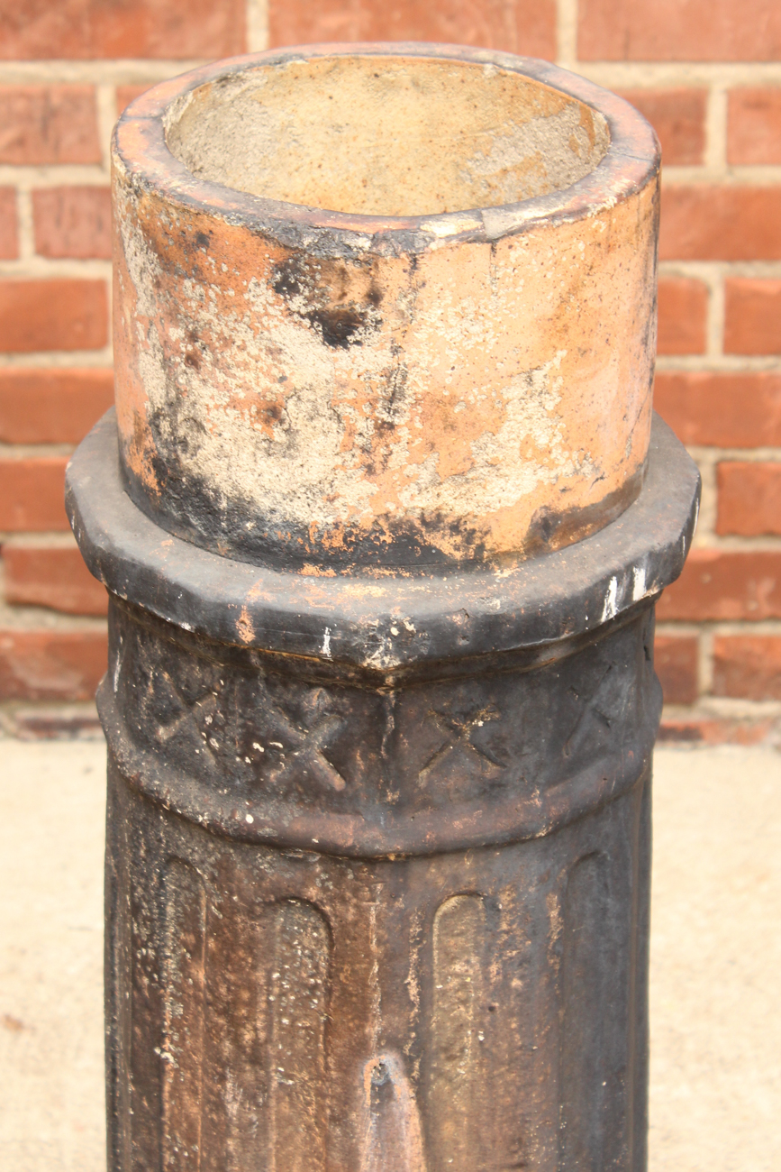 19th Century Terra Cotta Chimney Top