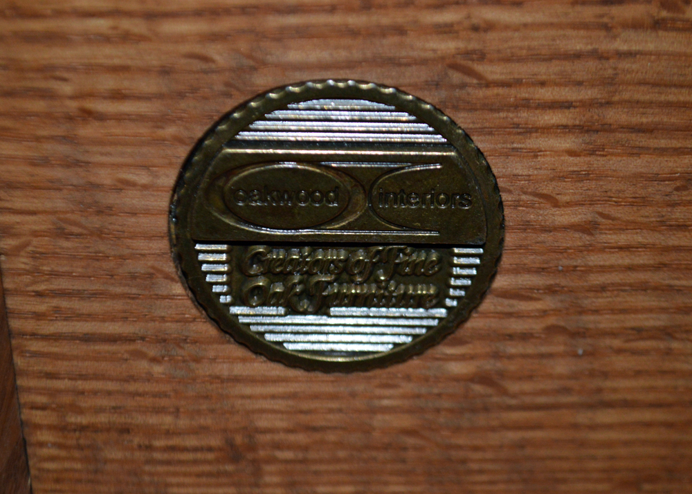 Oak Nightstand by Oakwood Interiors