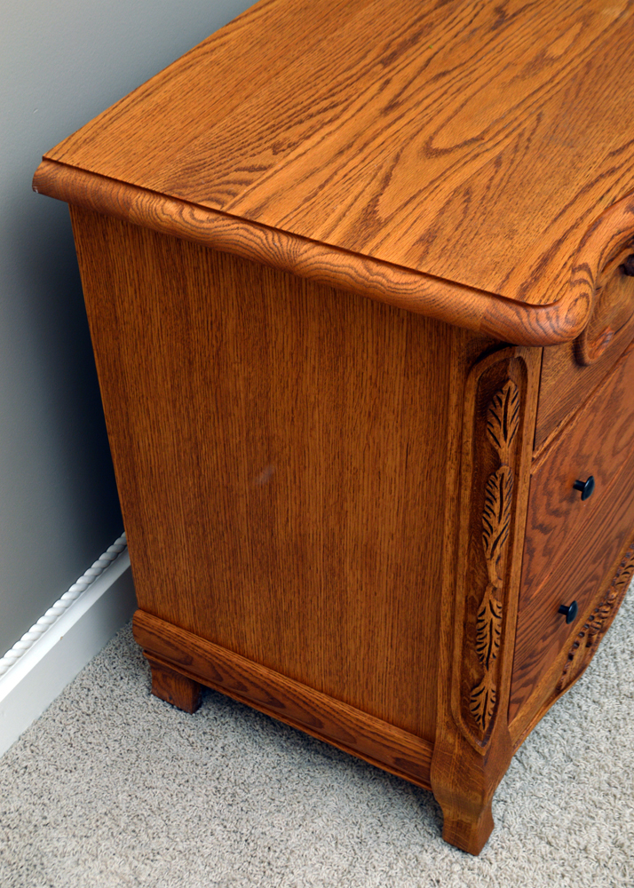 Oak Nightstand by Oakwood Interiors