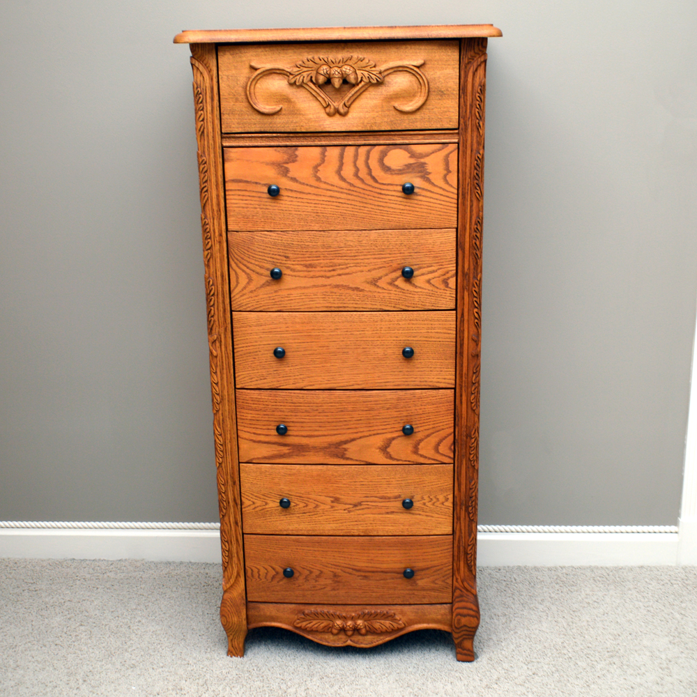 Oak Lingerie Chest by Oakwood Interior