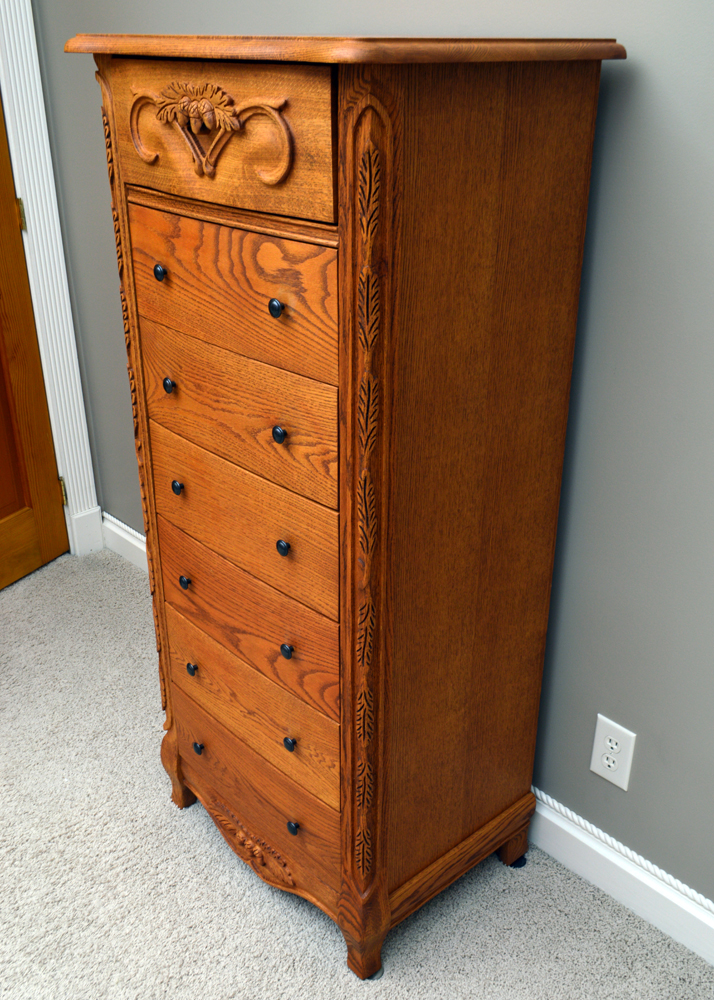 Oak Lingerie Chest by Oakwood Interior