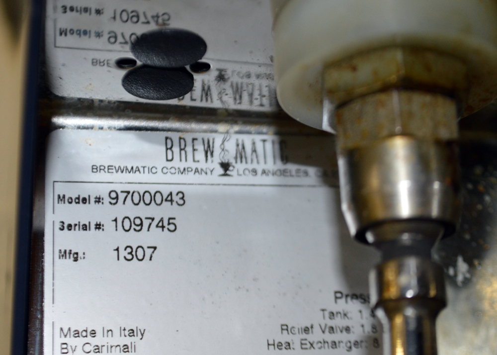 Carimali Brewmatic Espresso Machine