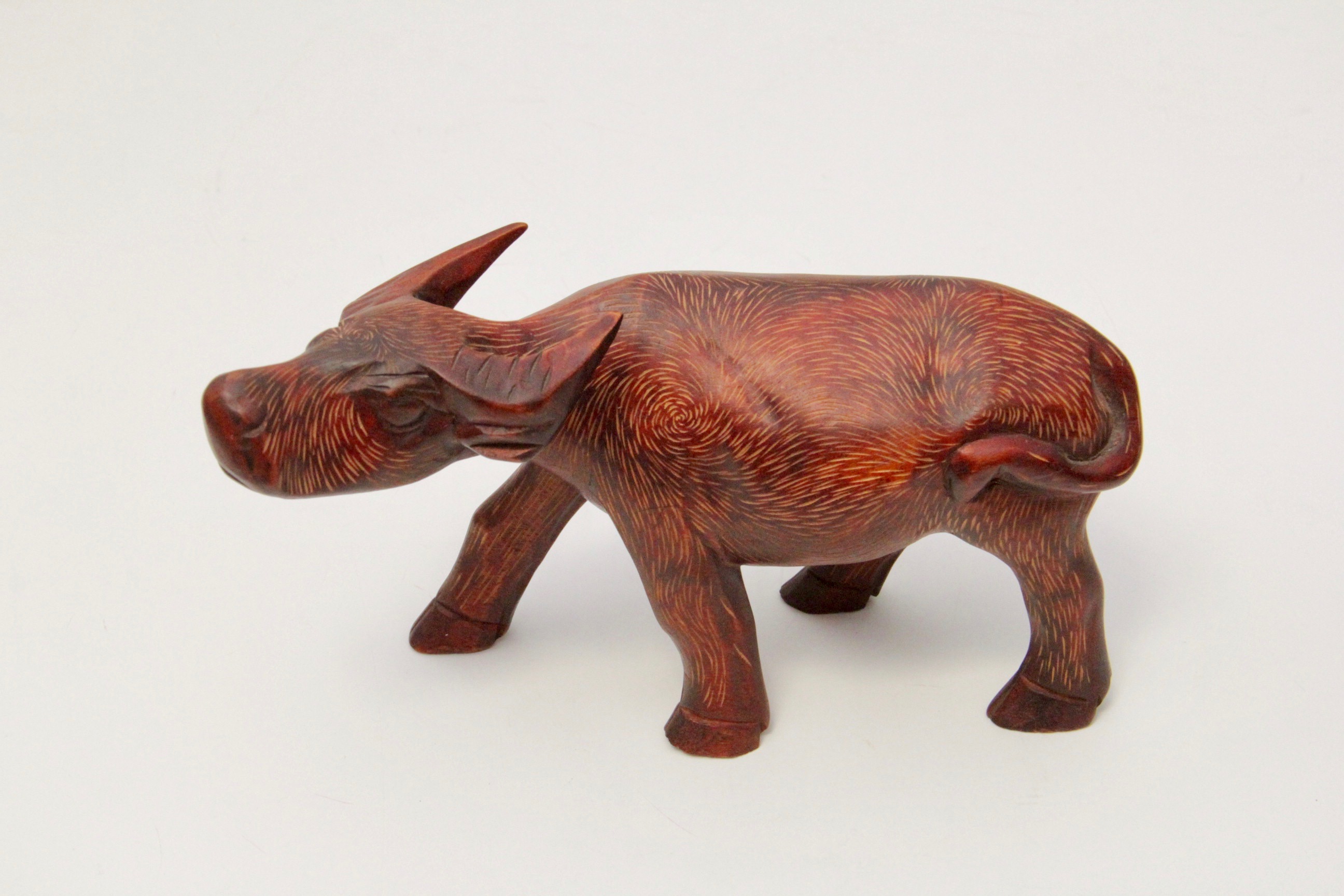 Collection of Vintage Carved Wood Animal Figurines