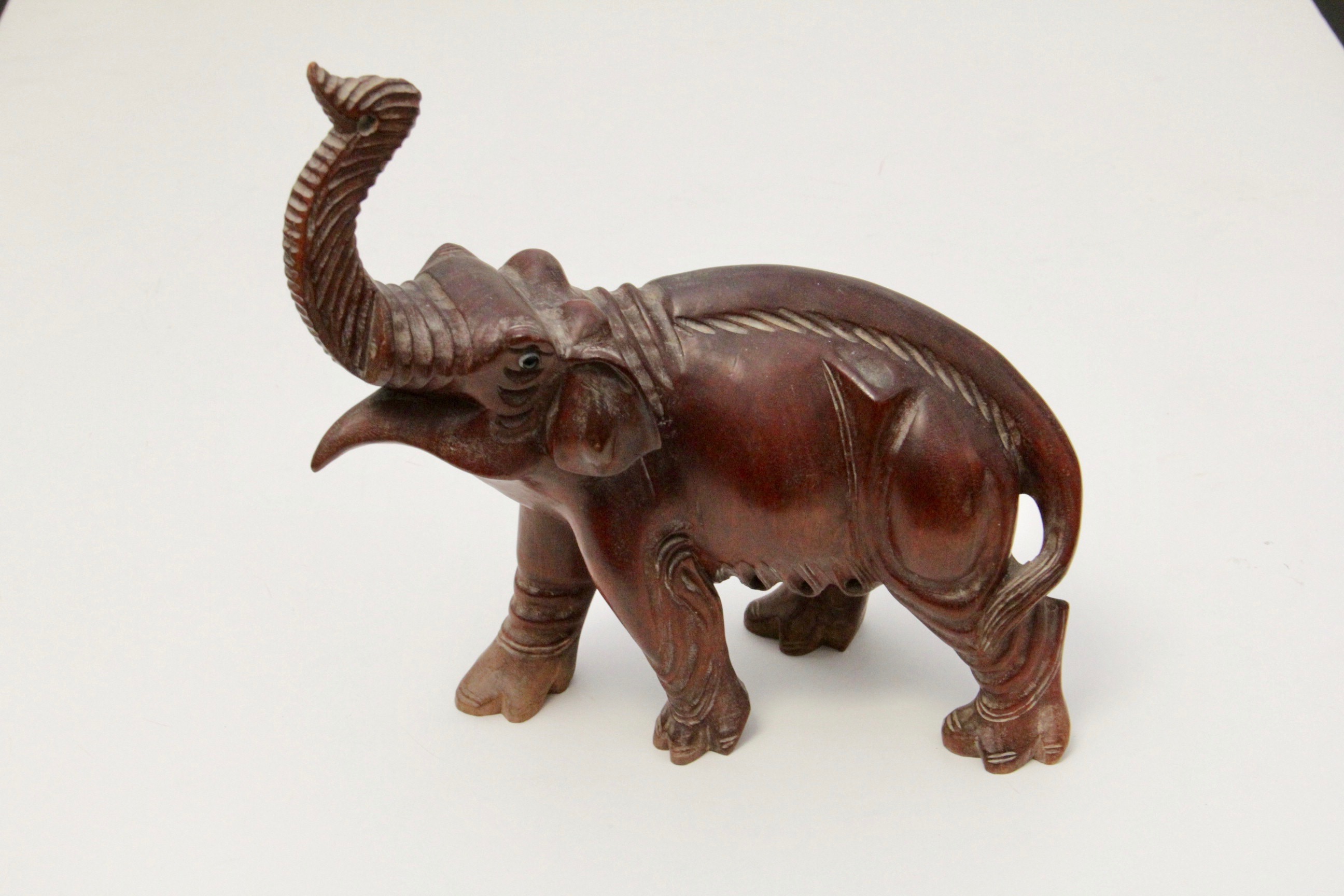 Collection of Vintage Carved Wood Animal Figurines
