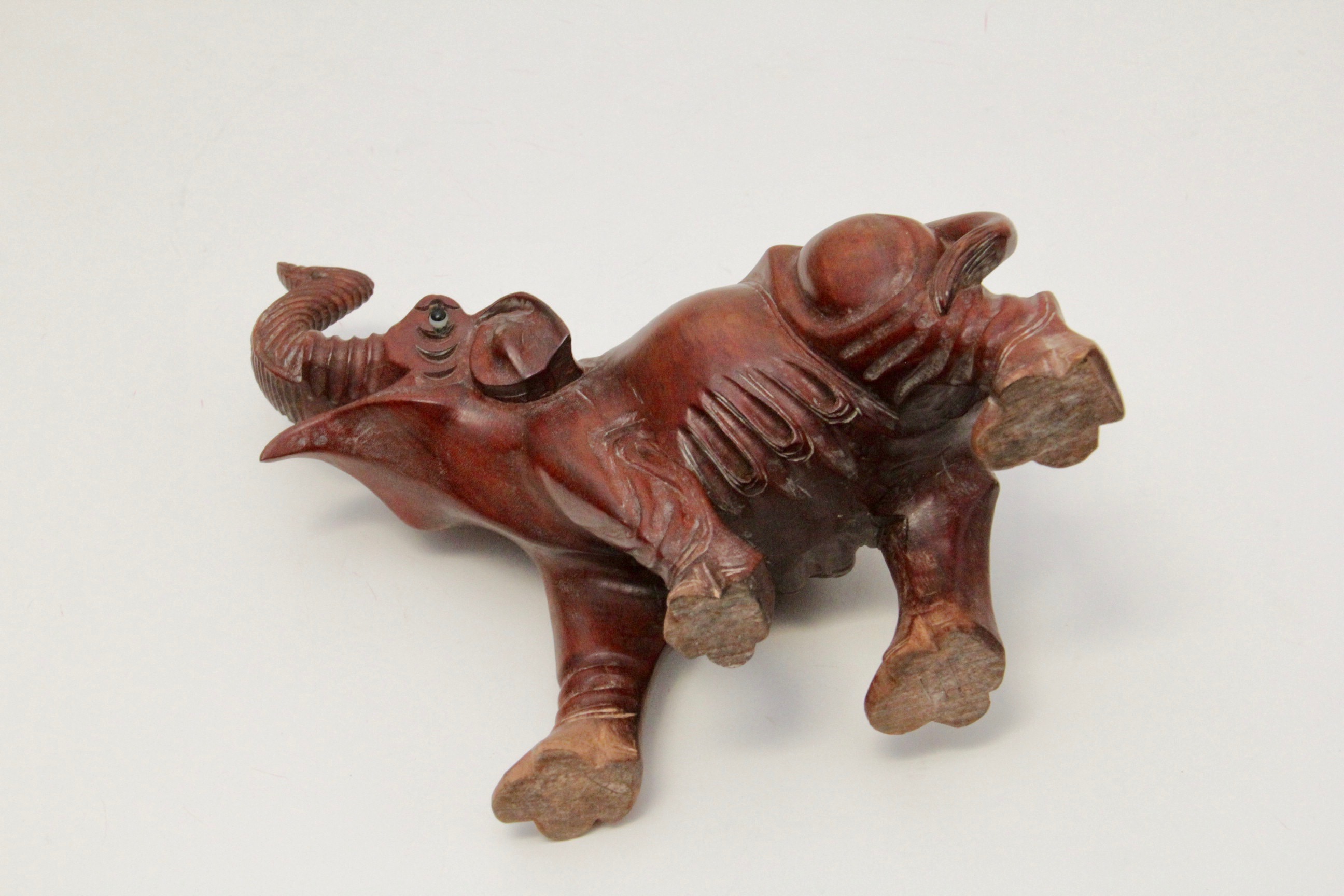 Collection of Vintage Carved Wood Animal Figurines
