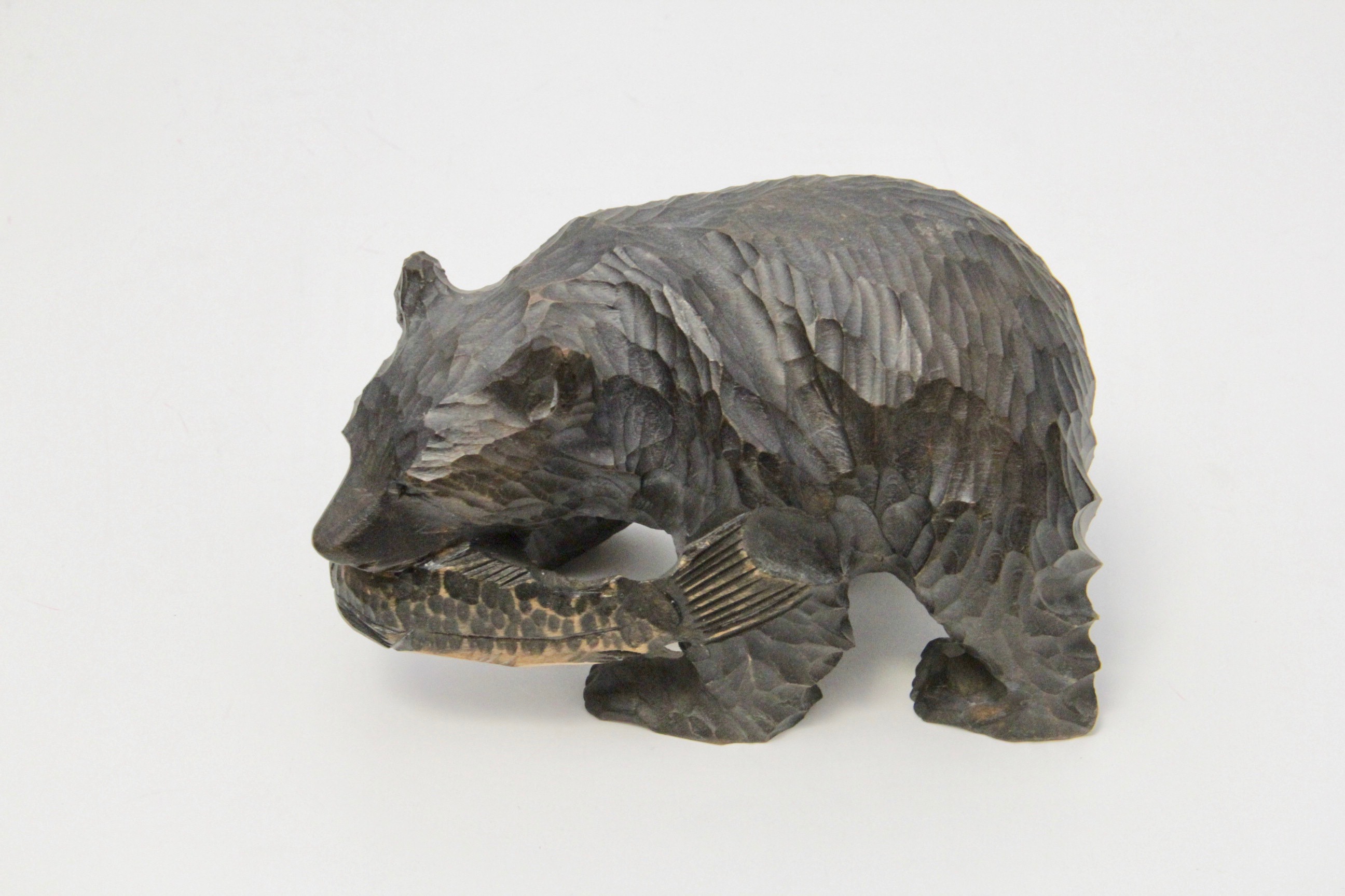 Collection of Vintage Carved Wood Animal Figurines