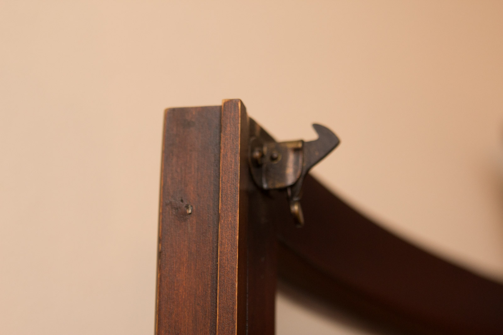 Hepplewhite Style Demilune Corner Cabinet by Drexel