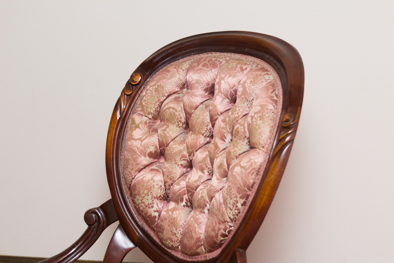 Antique to Vintage Balloon Back Rocking Chair