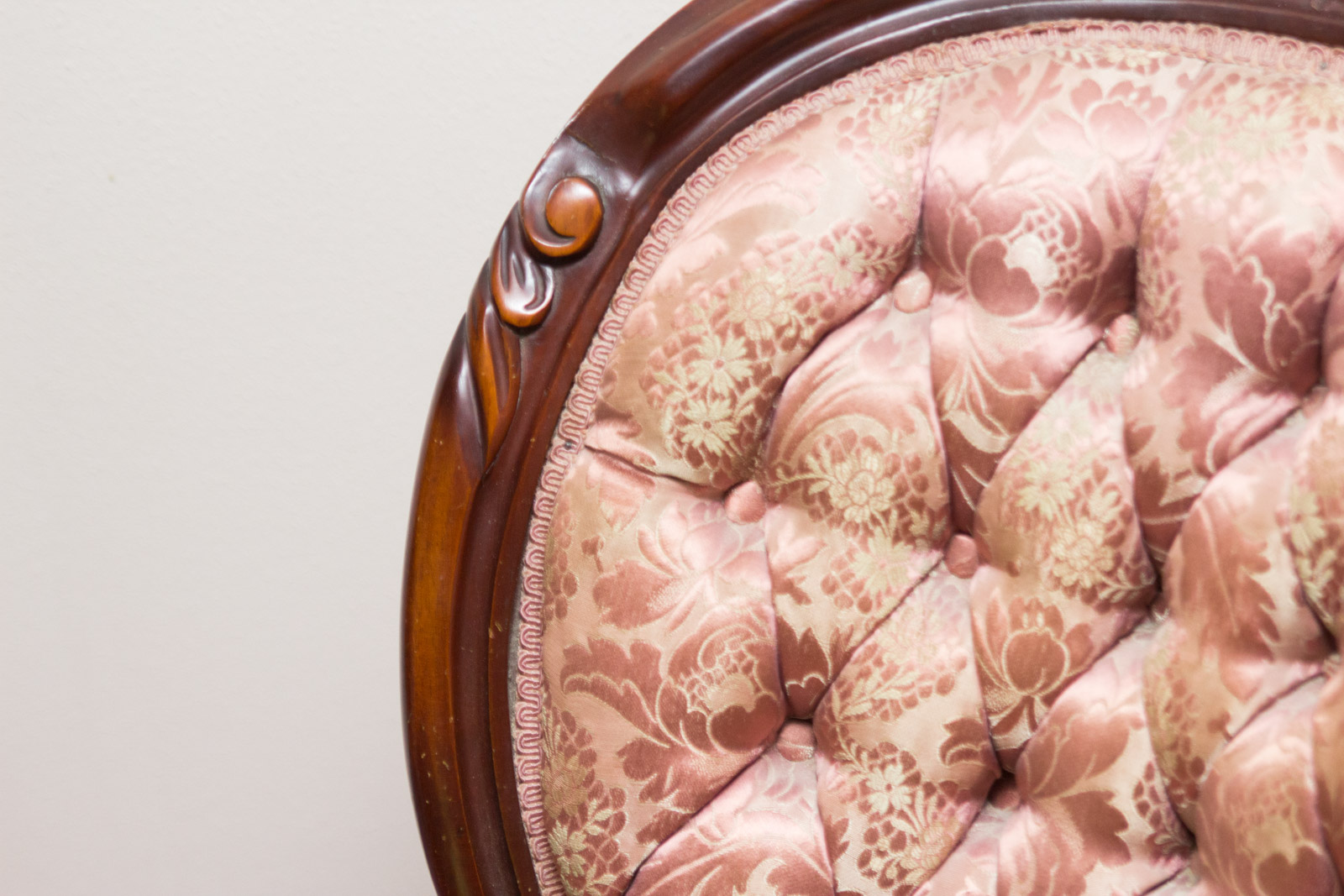 Antique to Vintage Balloon Back Rocking Chair