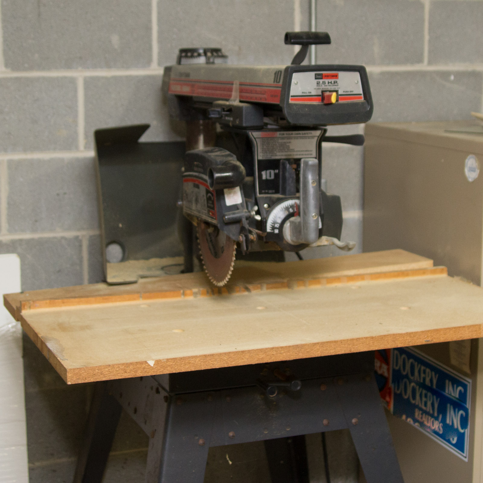 Craftsman 2.5 HP 10-Inch Radial Saw