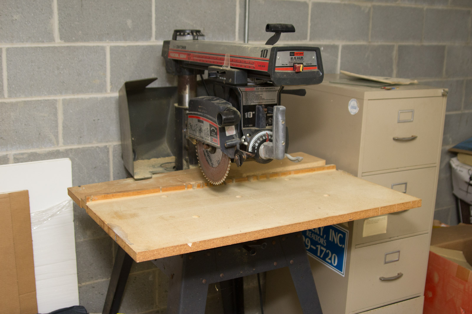 Craftsman 2.5 HP 10-Inch Radial Saw