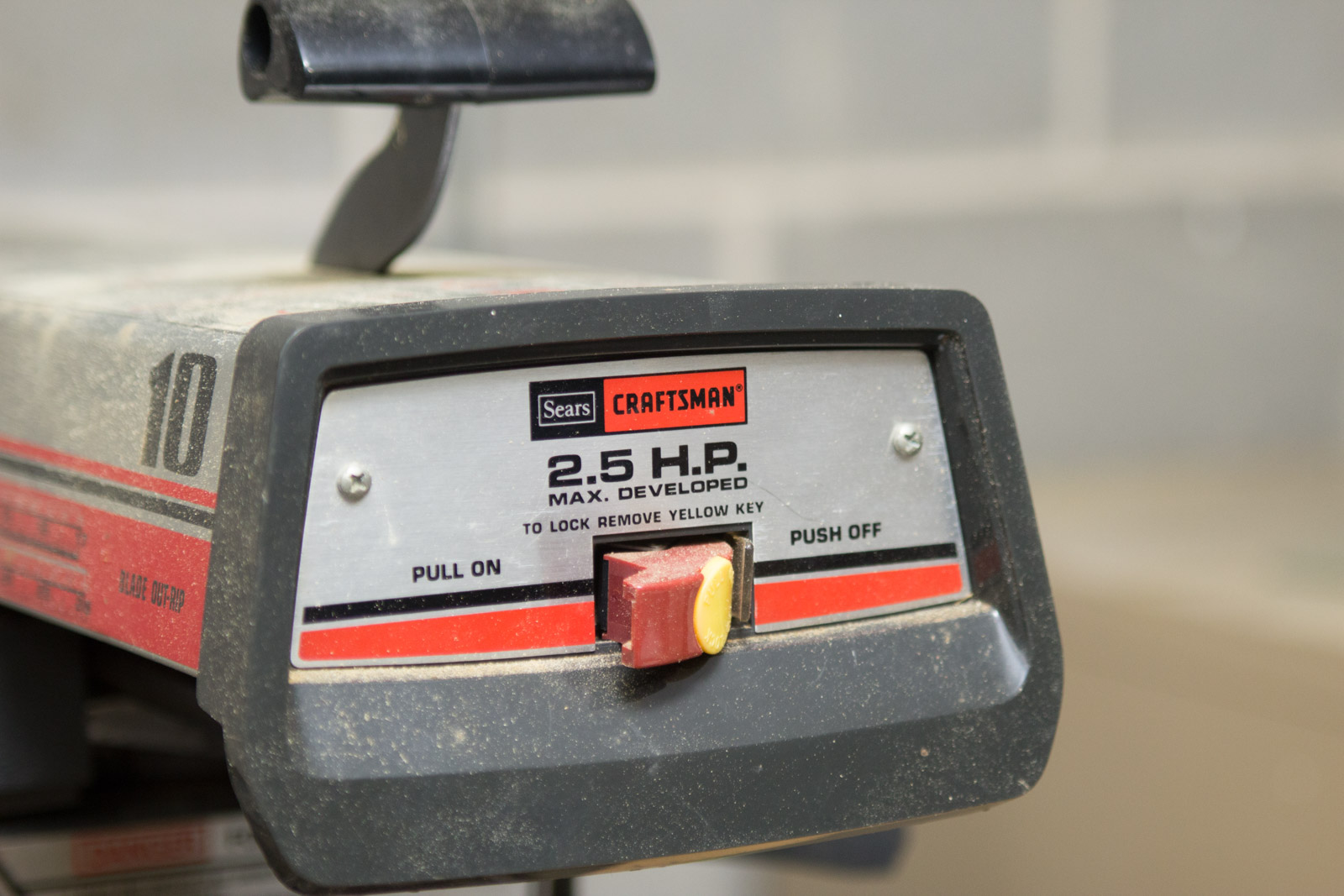 Craftsman 2.5 HP 10-Inch Radial Saw