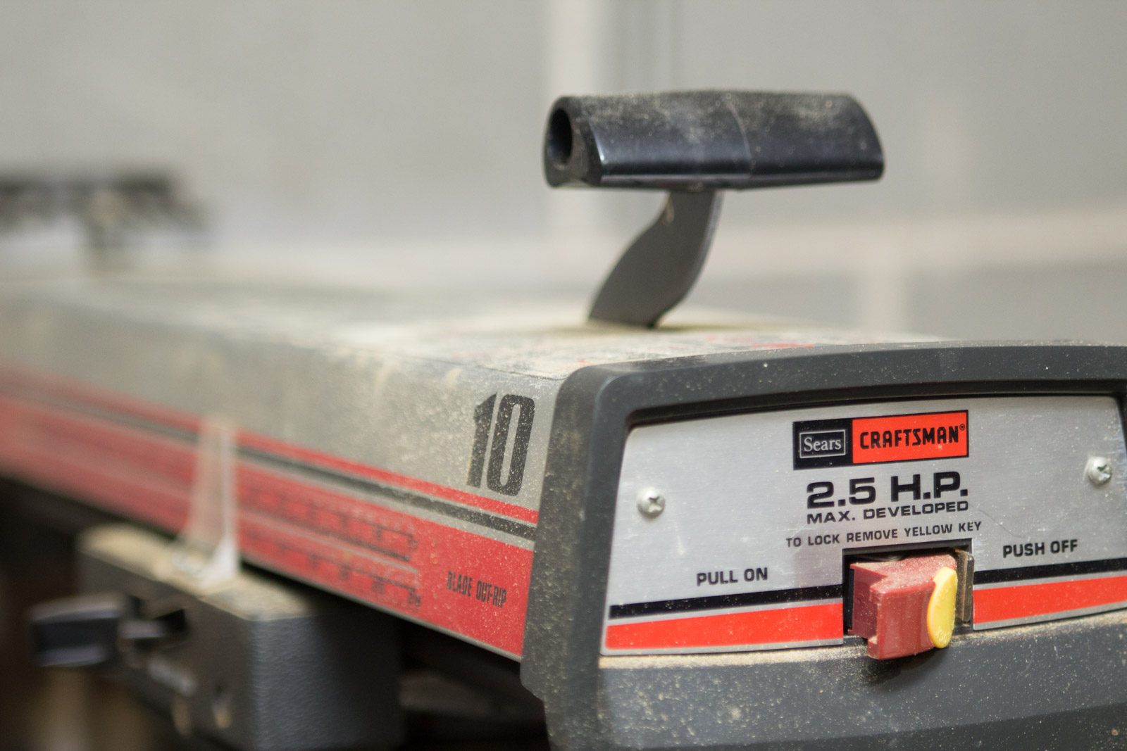 Craftsman 2.5 HP 10-Inch Radial Saw