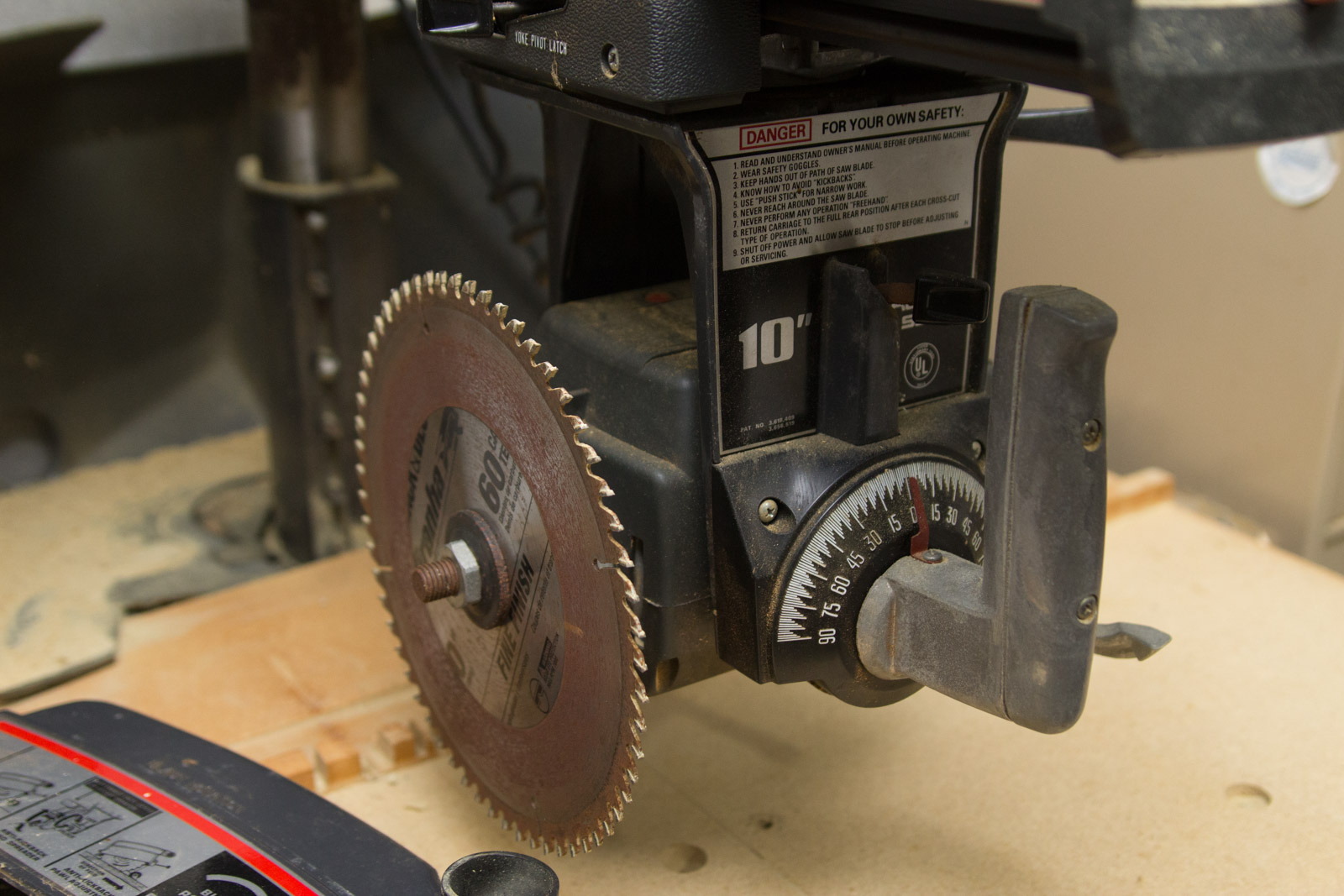 Craftsman 2.5 HP 10-Inch Radial Saw