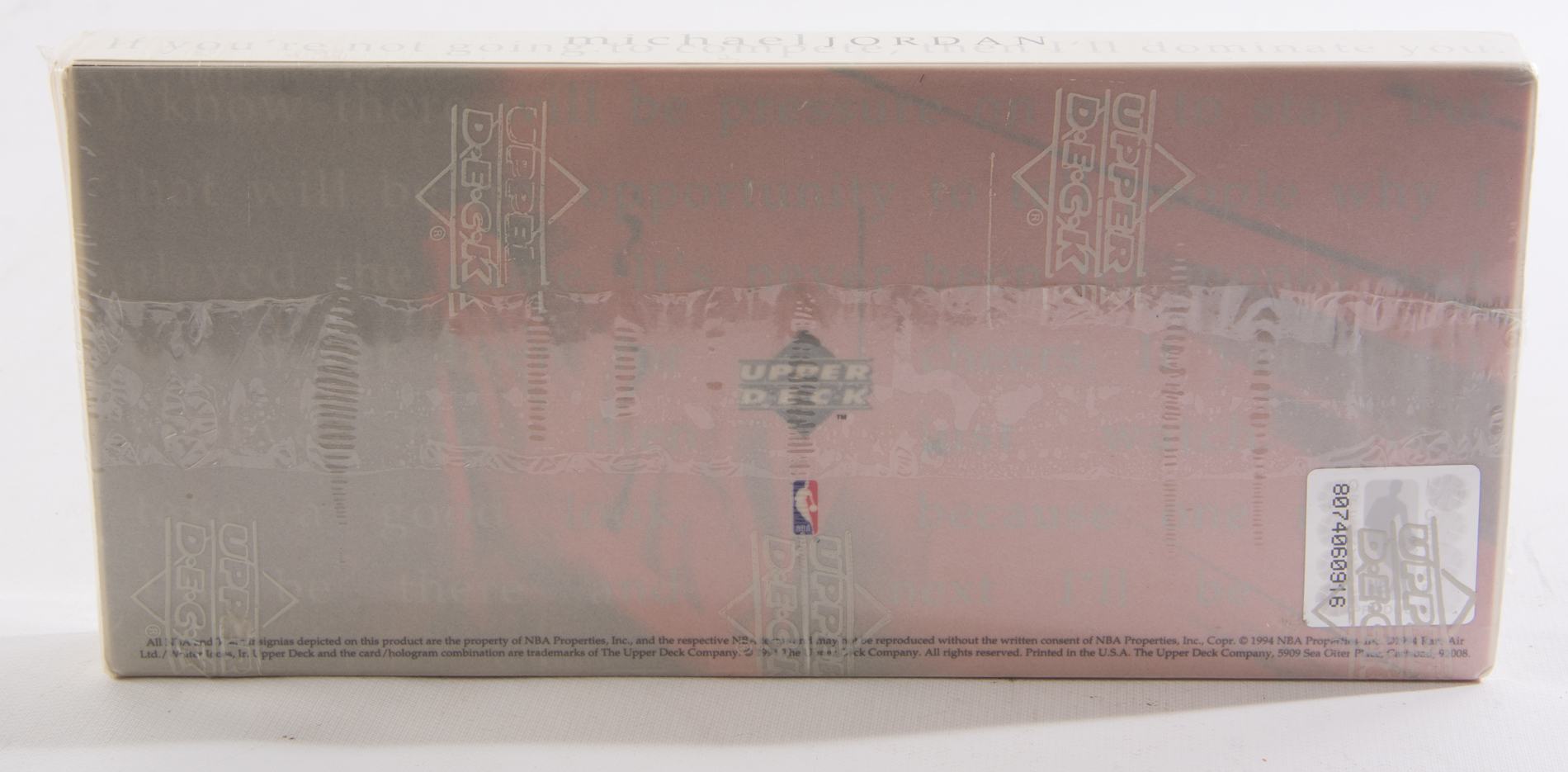 Michael Jordan Upper Deck Tribute Card Set "Rare Air"