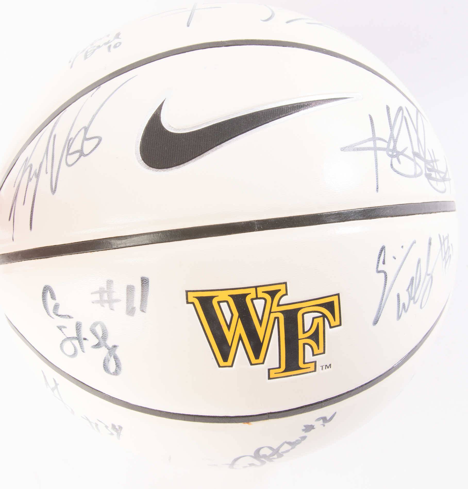 Pair of Wake Forest University Autographed Basketballs