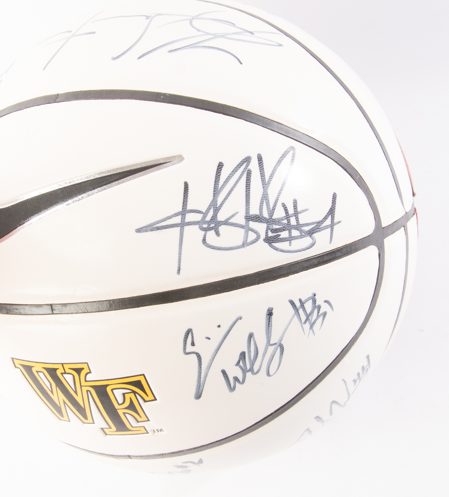 Pair of Wake Forest University Autographed Basketballs