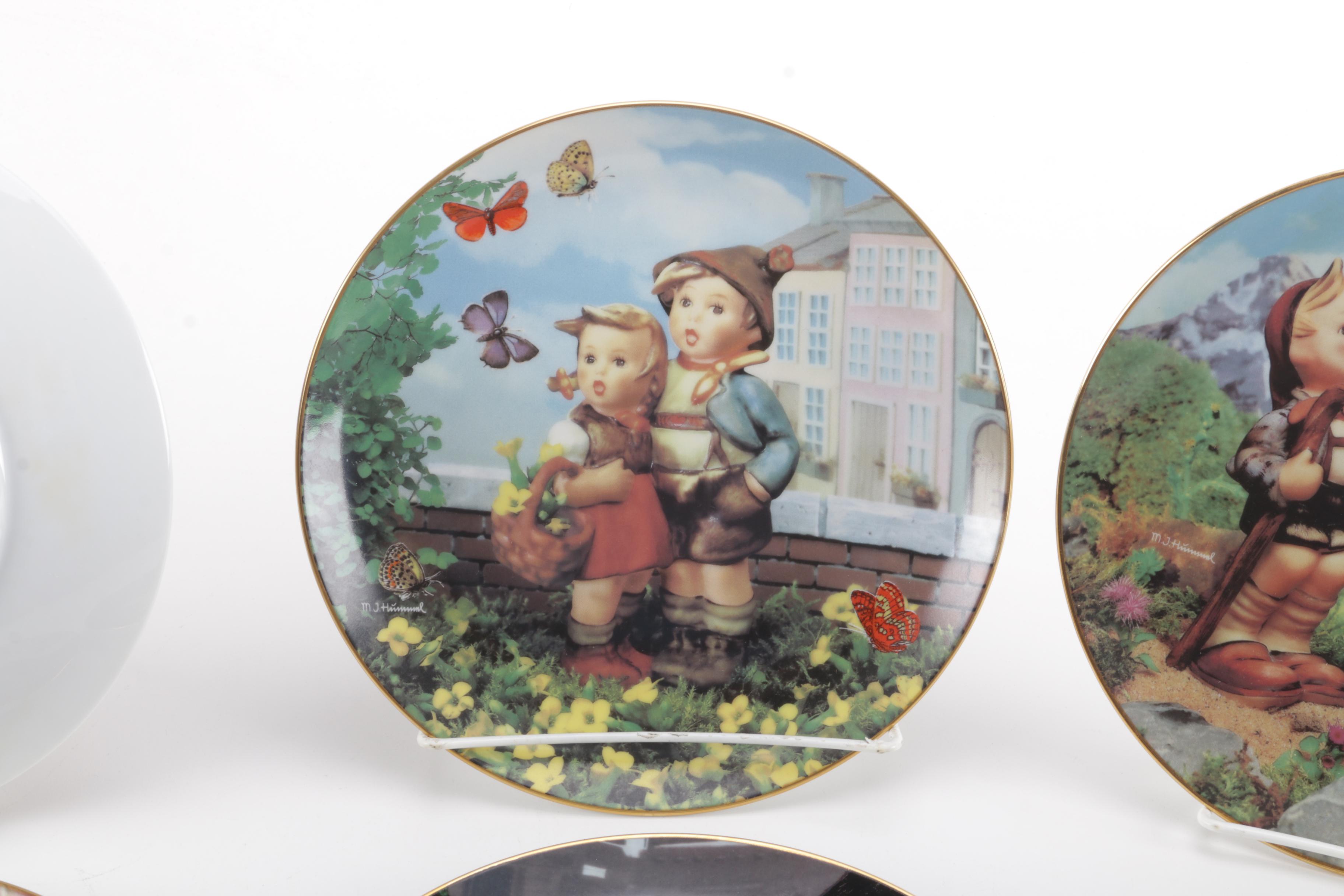 Hummel Limited Edition "Little Companions" Collectible Plates by the Danbury Mint