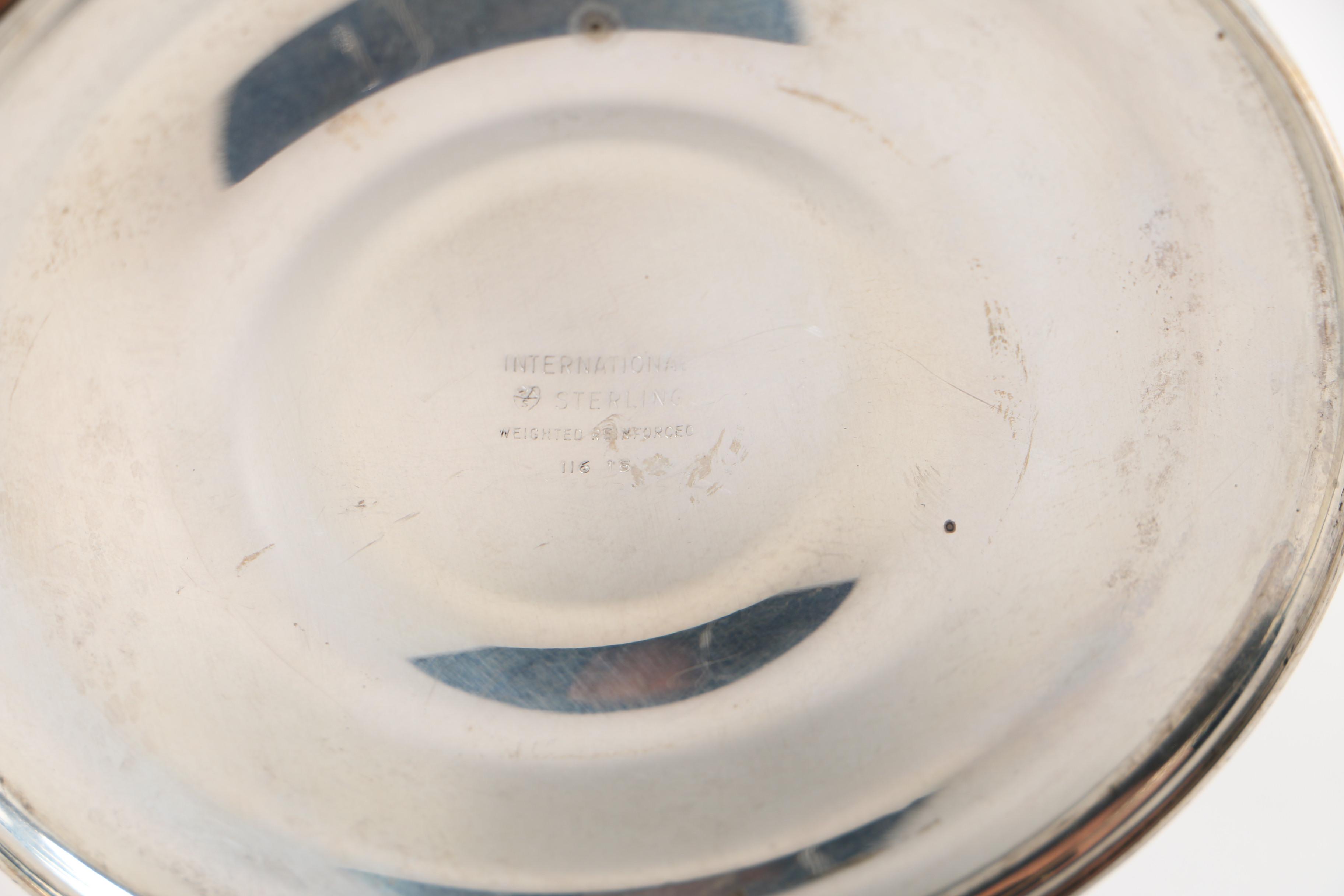 International Silver Co. Weighted Sterling Candleholders