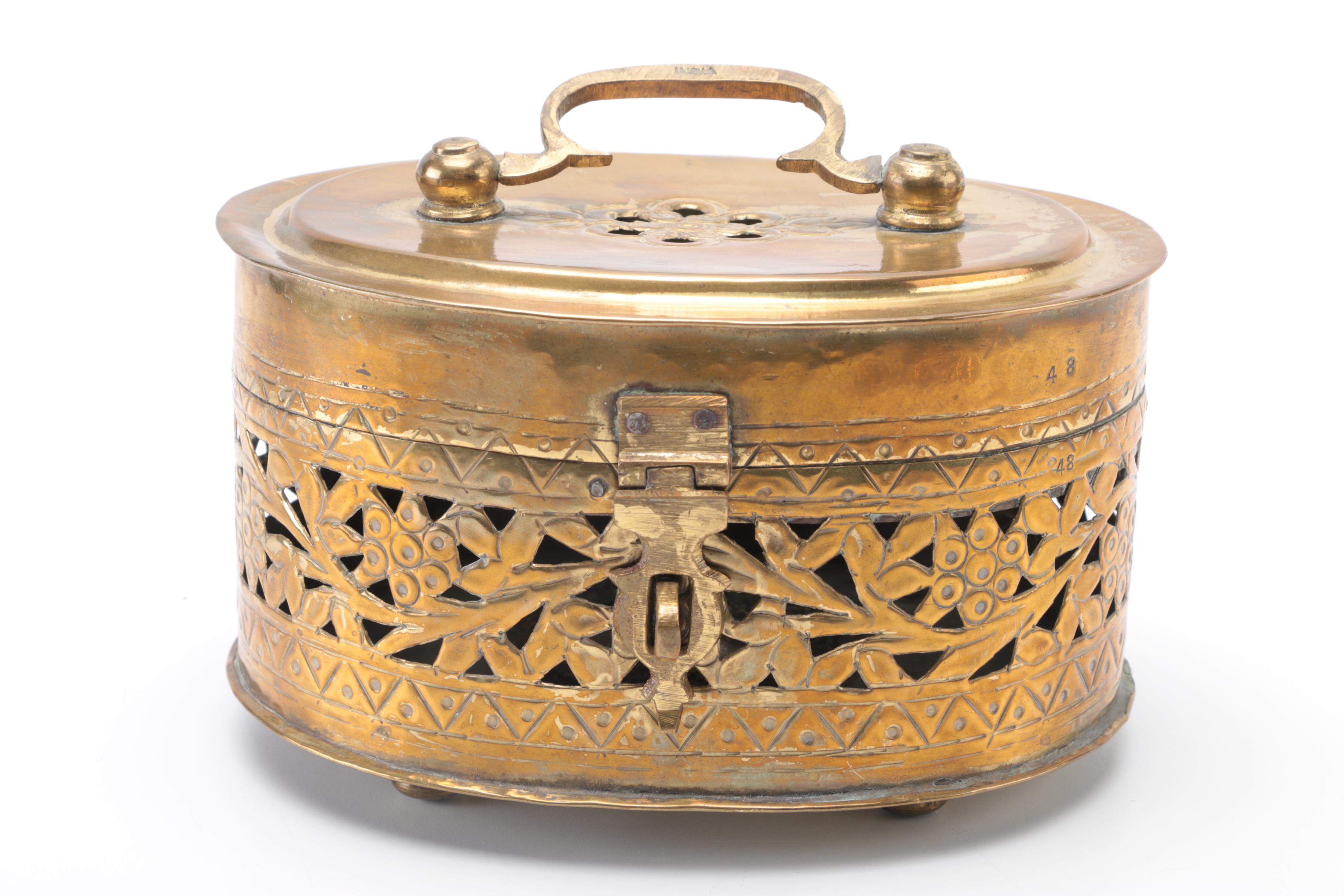 Assorted Brass Home Decor