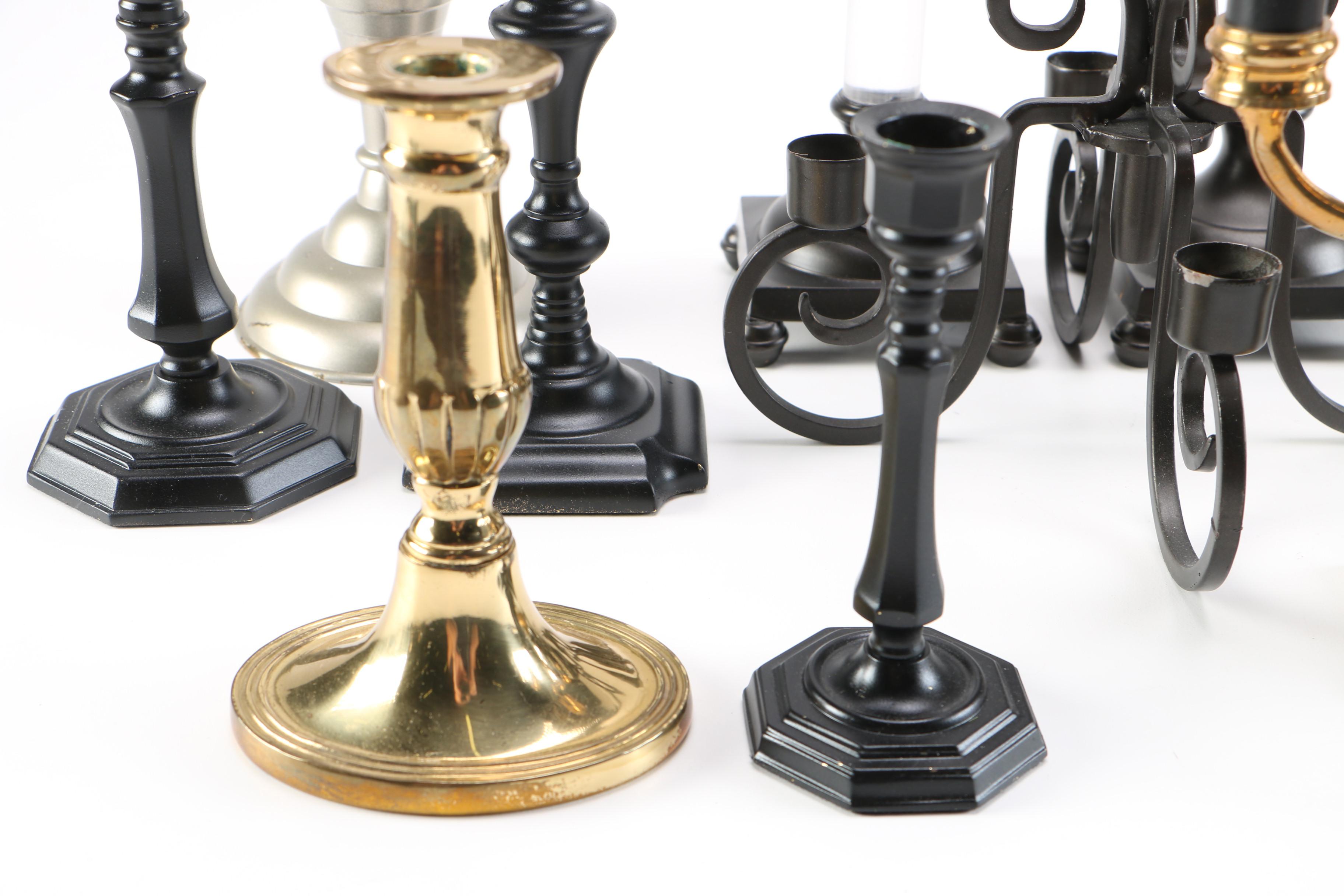 Assorted Candlestick Holders