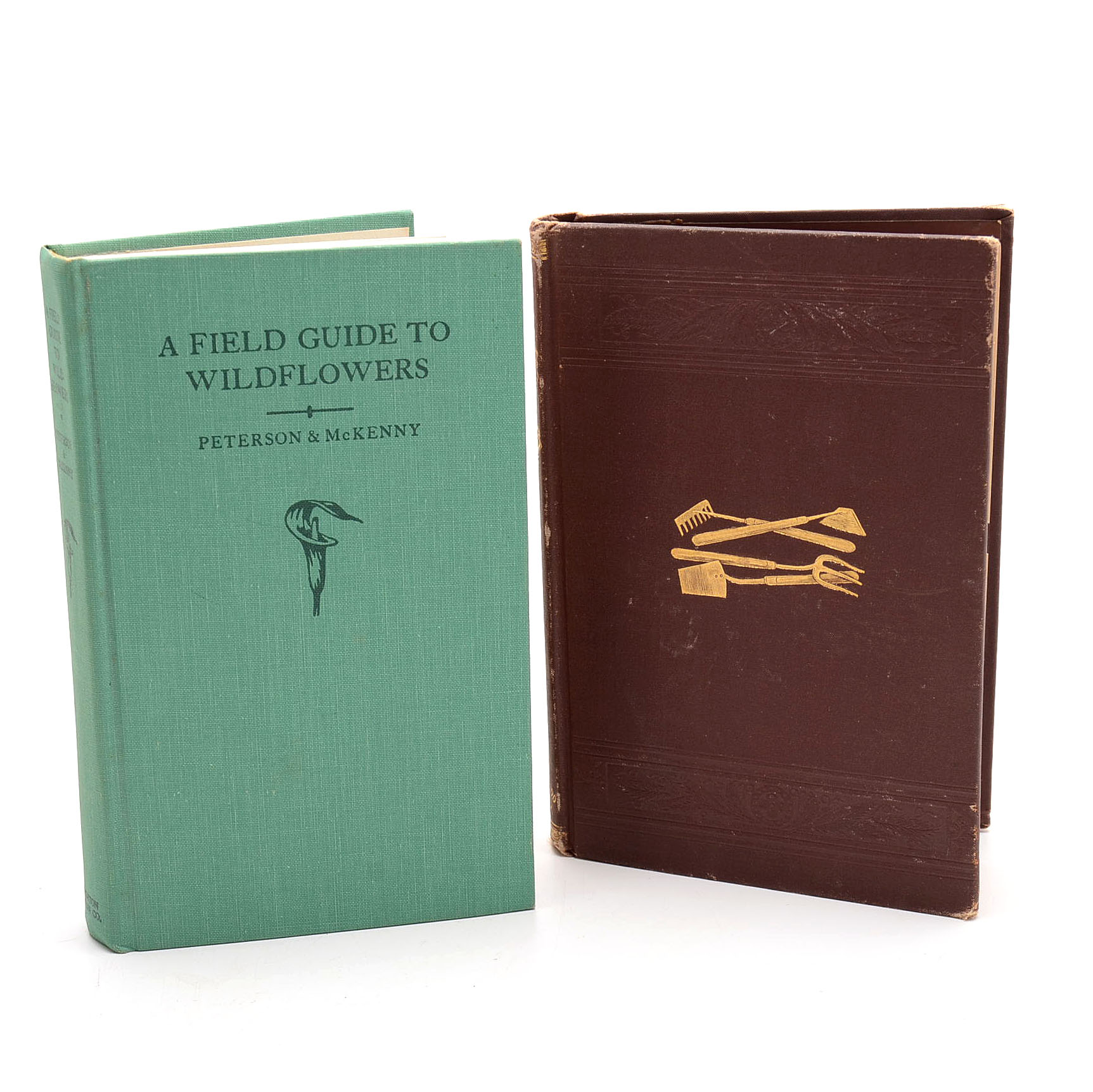 Collection of Antique and Vintage Gardening Books