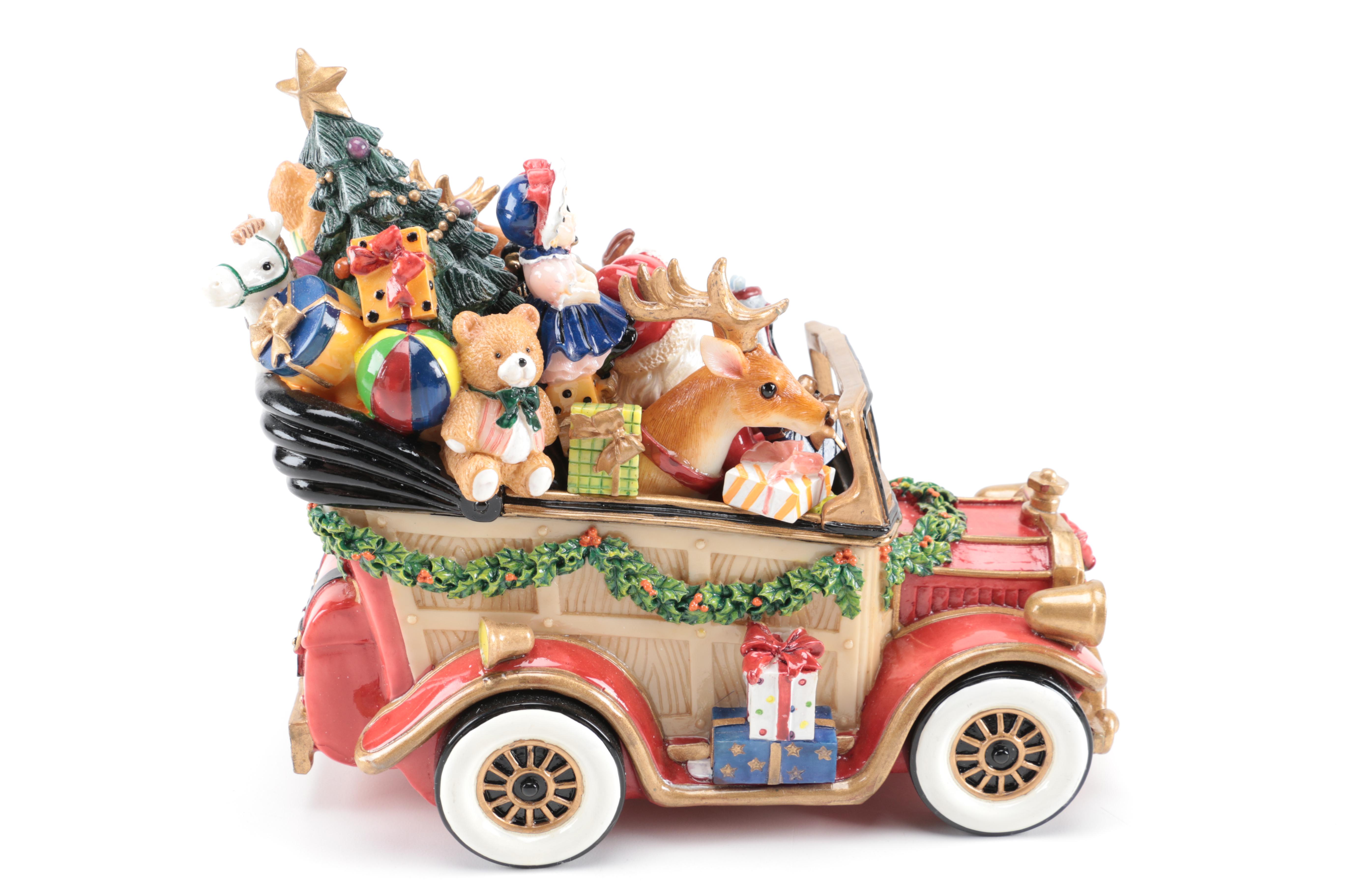 Fitz and Floyd Musical Santa Mobile