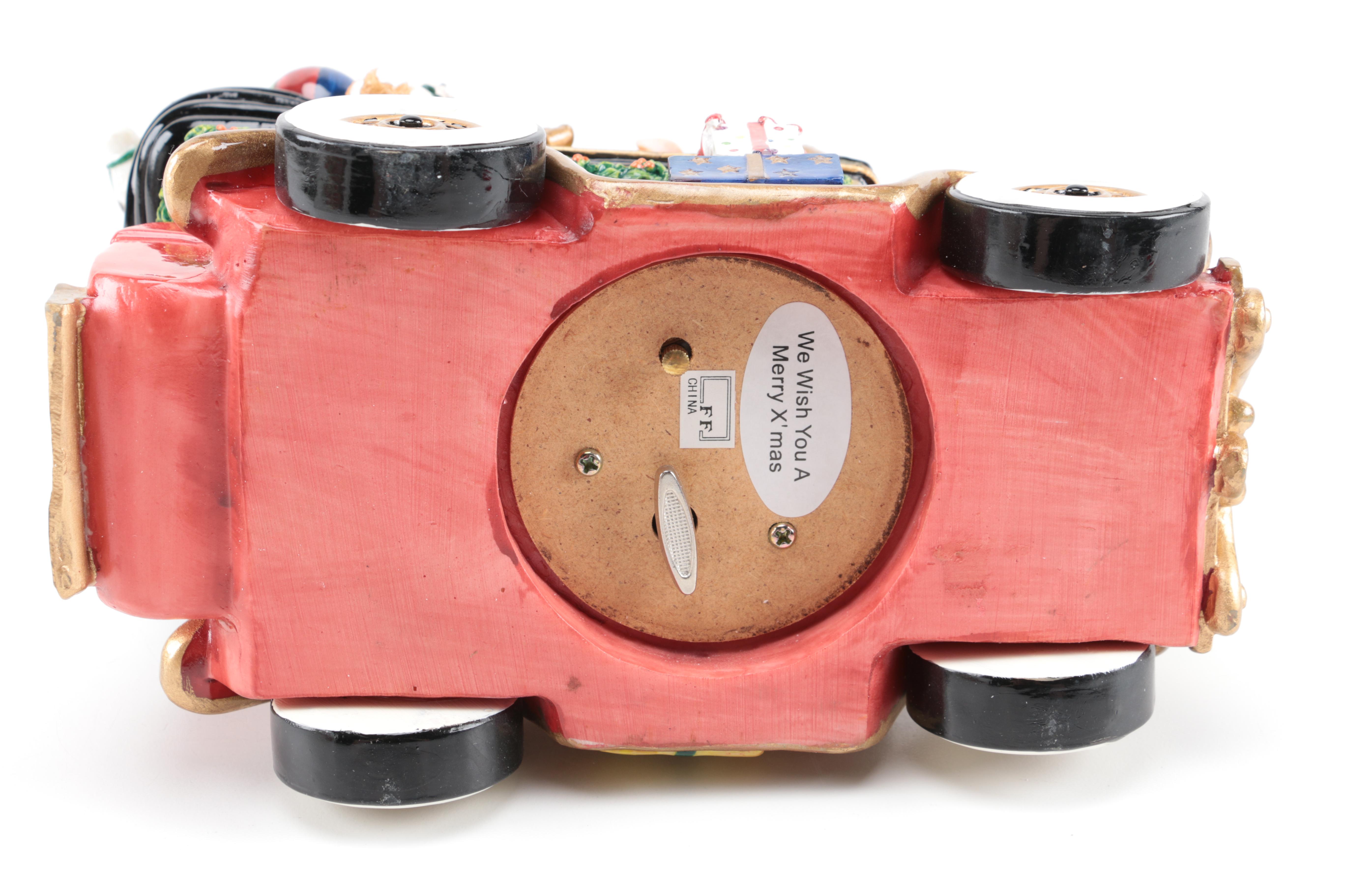 Fitz and Floyd Musical Santa Mobile