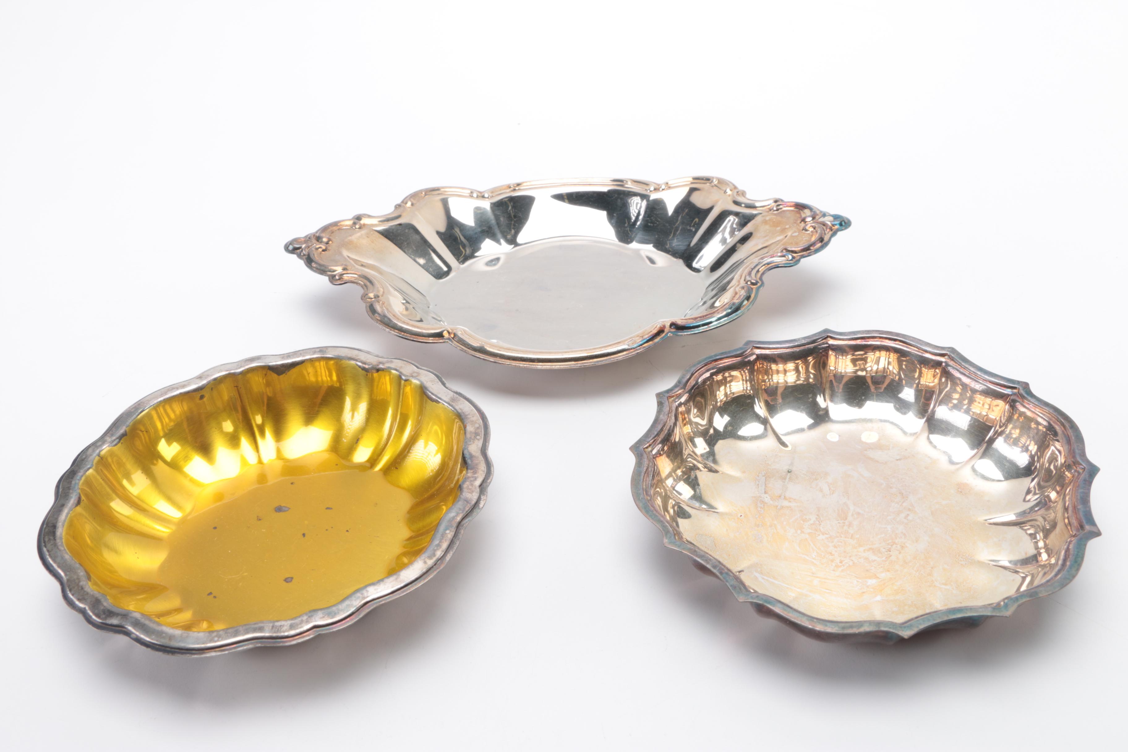 Assortment of Silver Plate Servingware Featuring Oneida