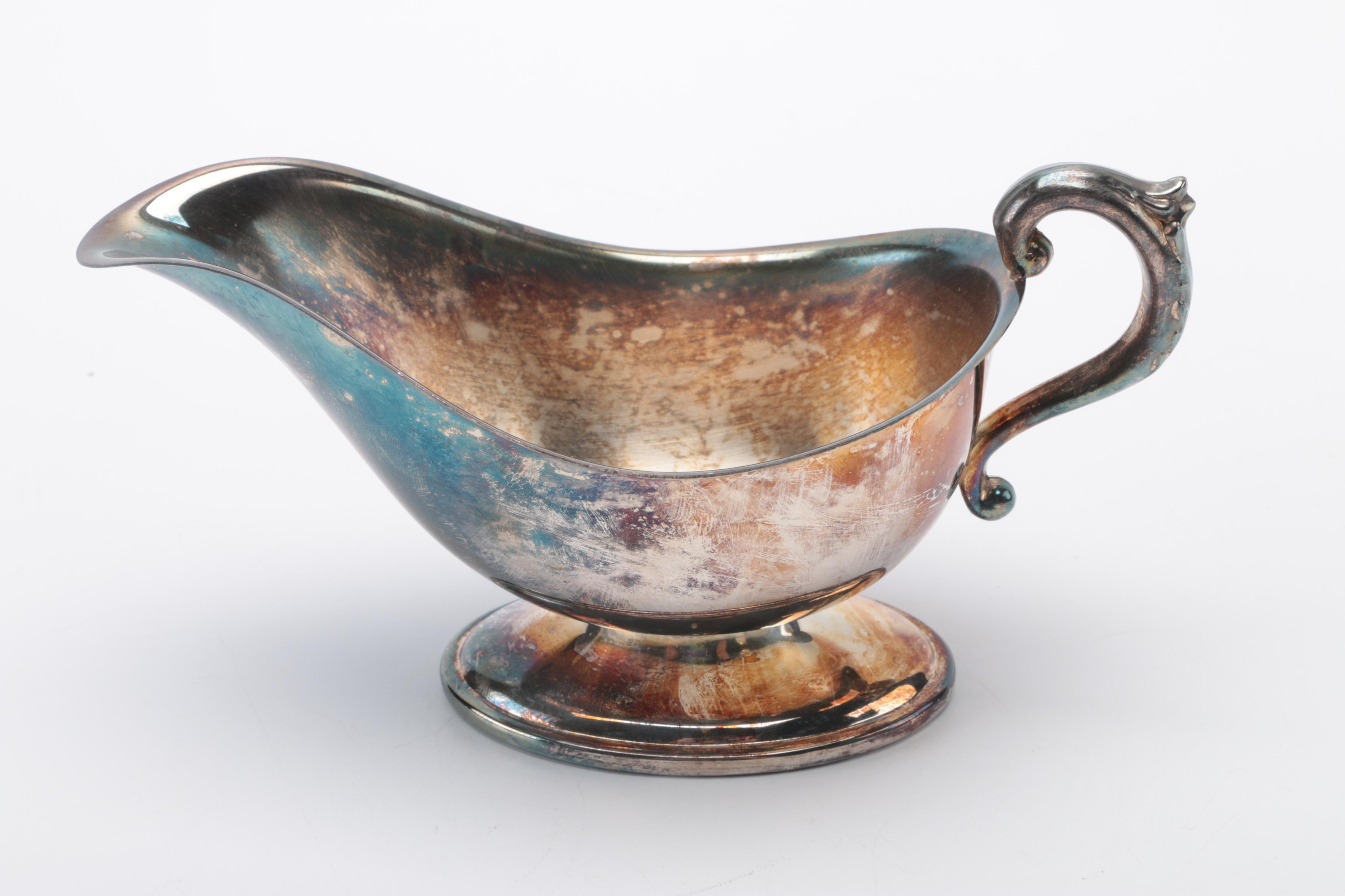 Assortment of Silver Plate Servingware Featuring Oneida