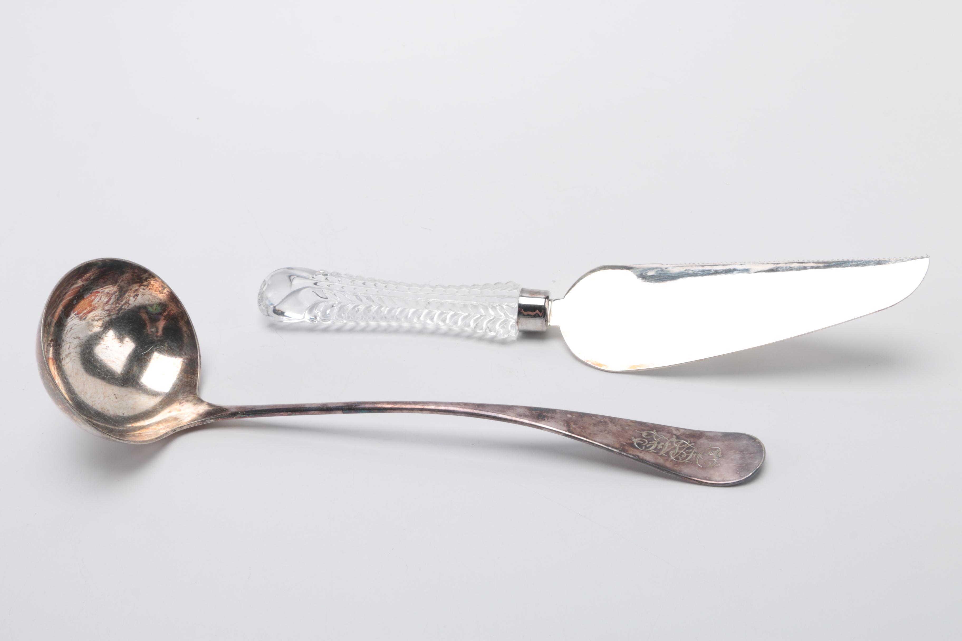 Assortment of Silver Plate Servingware Featuring Oneida