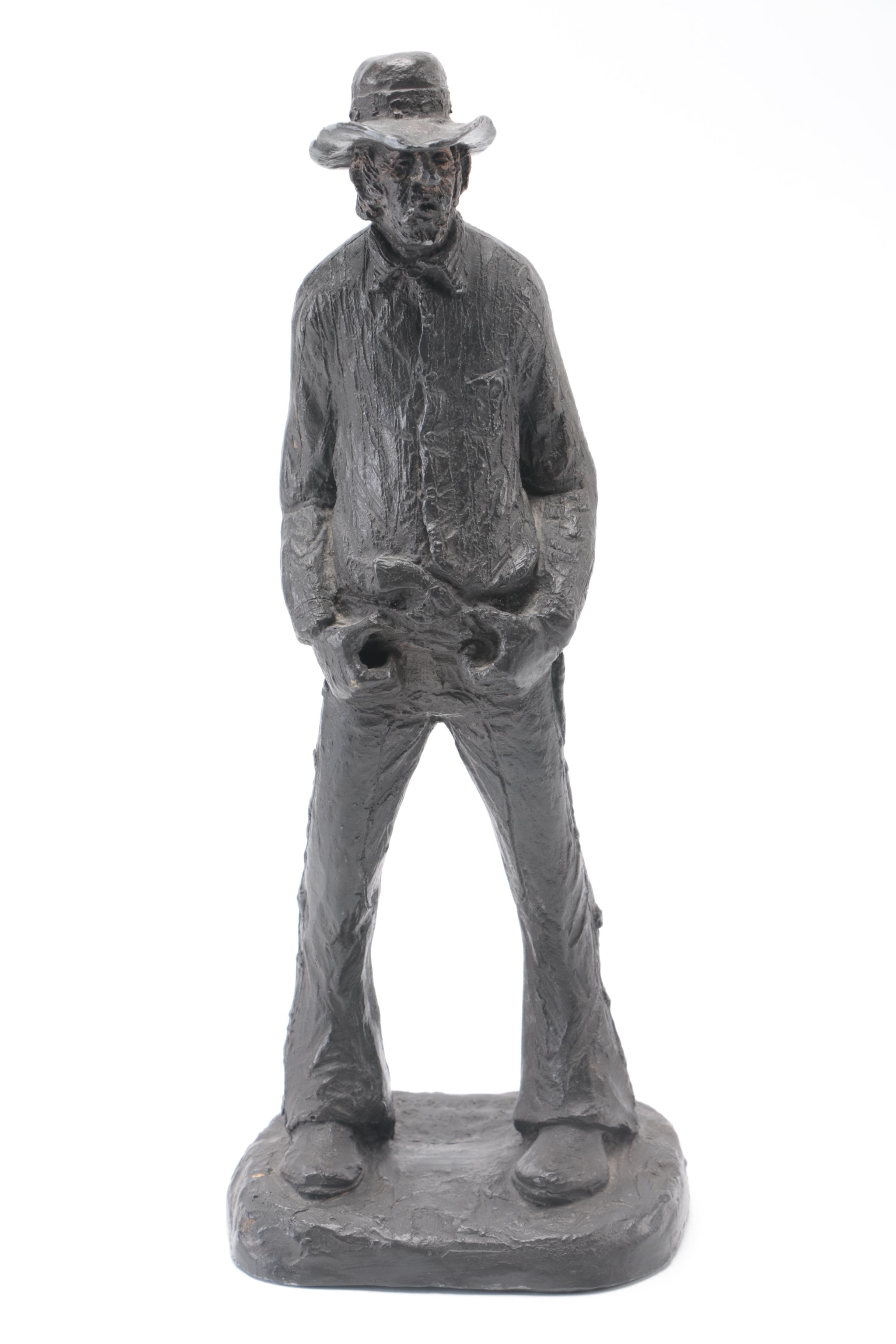 Group of Cowboy Resin Figurines