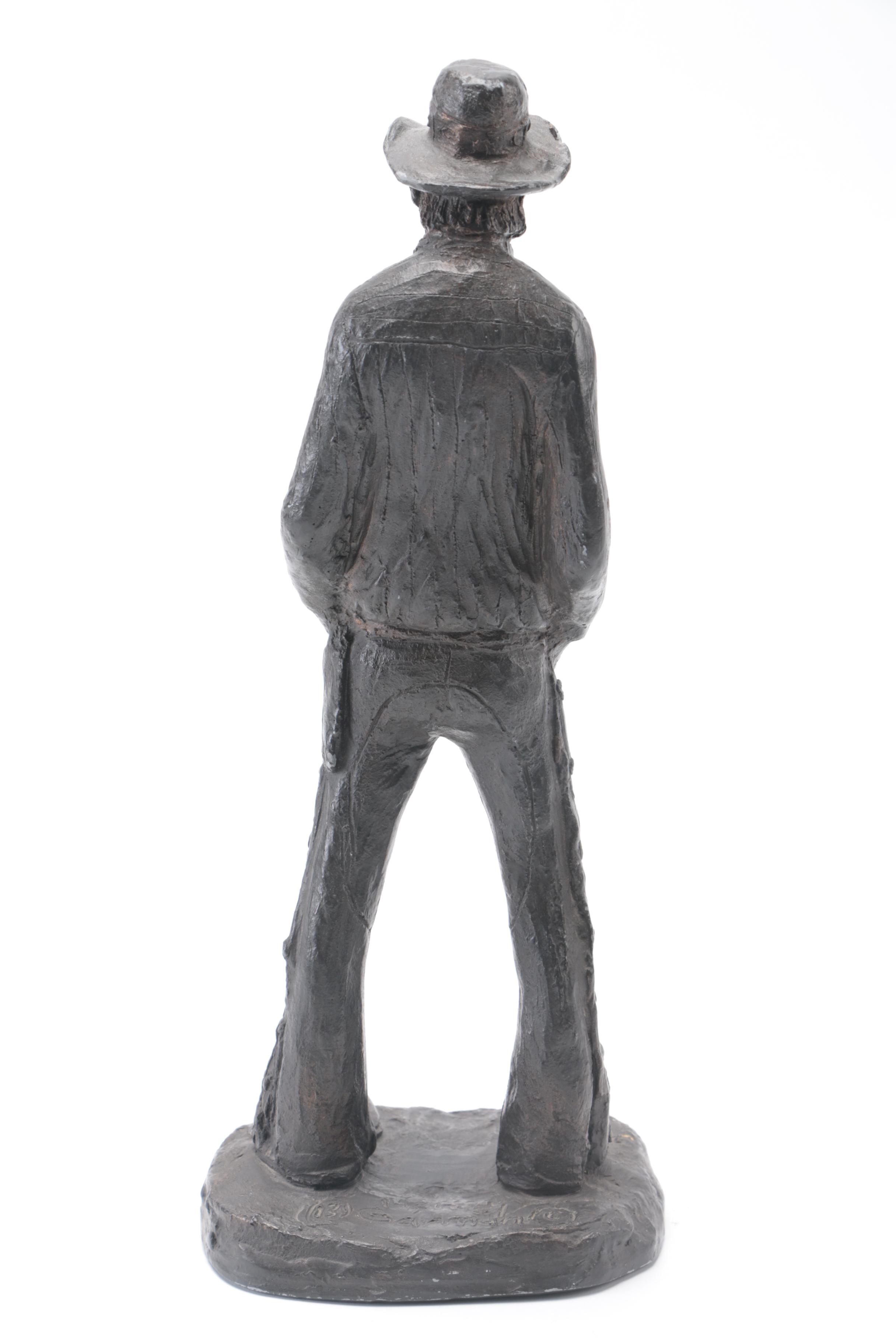 Group of Cowboy Resin Figurines