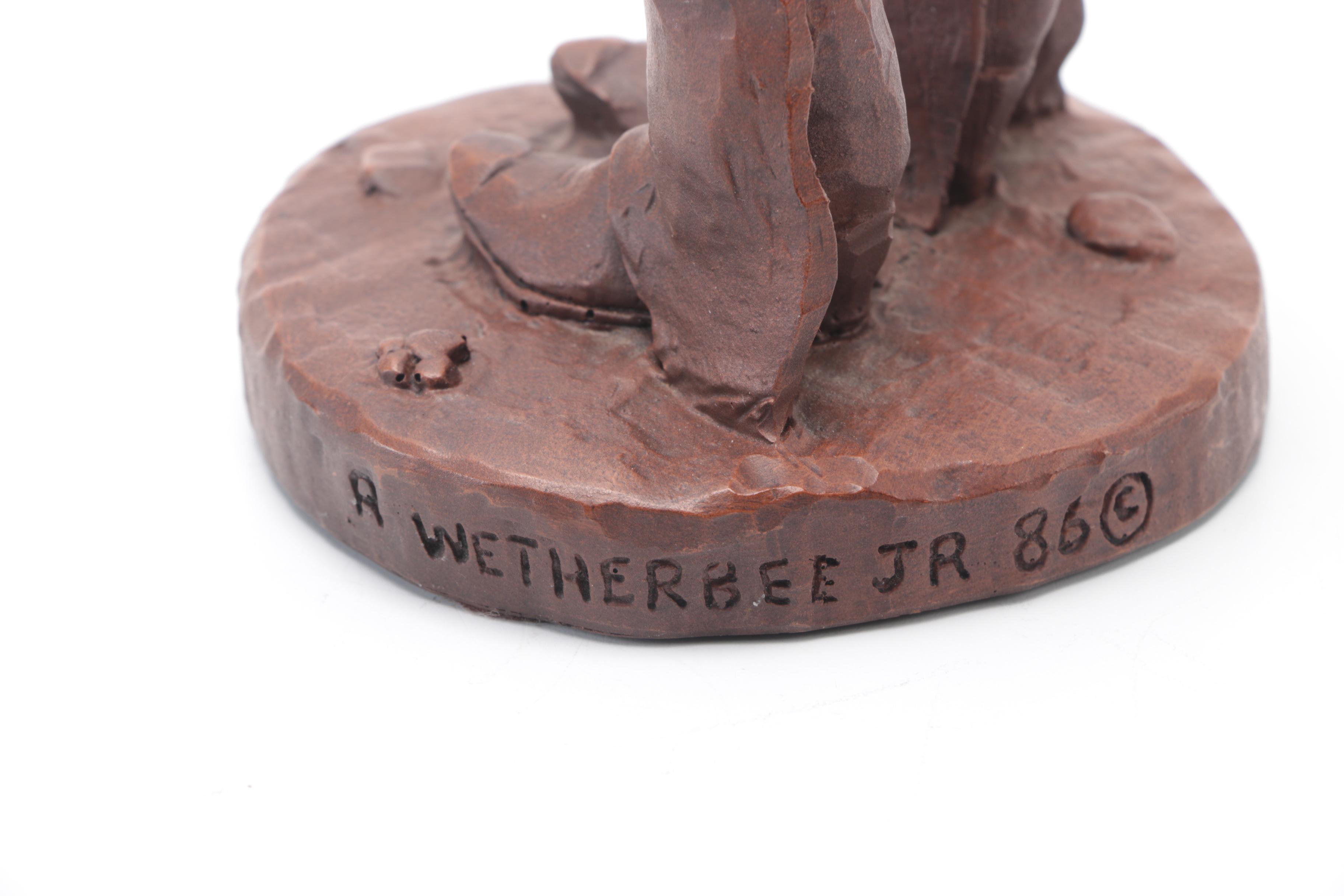 Group of Cowboy Resin Figurines