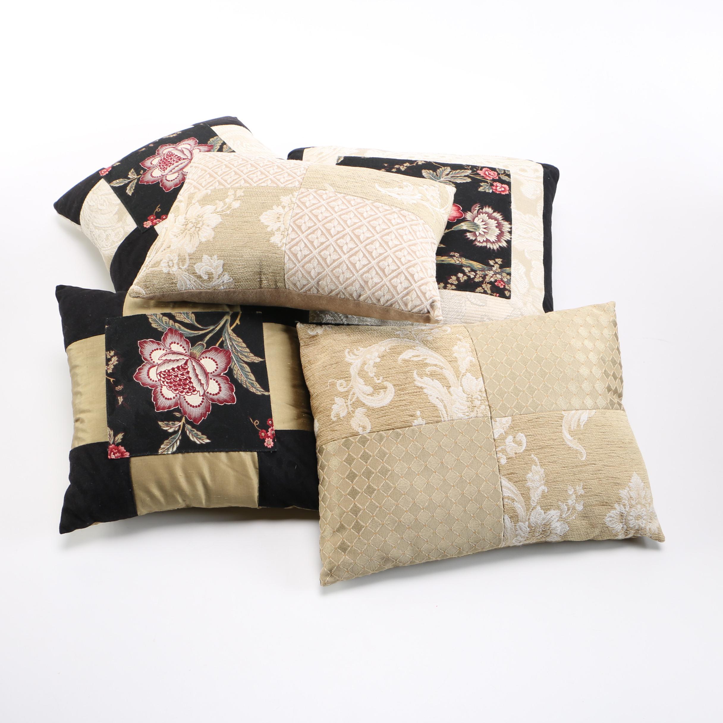 Assorted Floral Throw Pillows