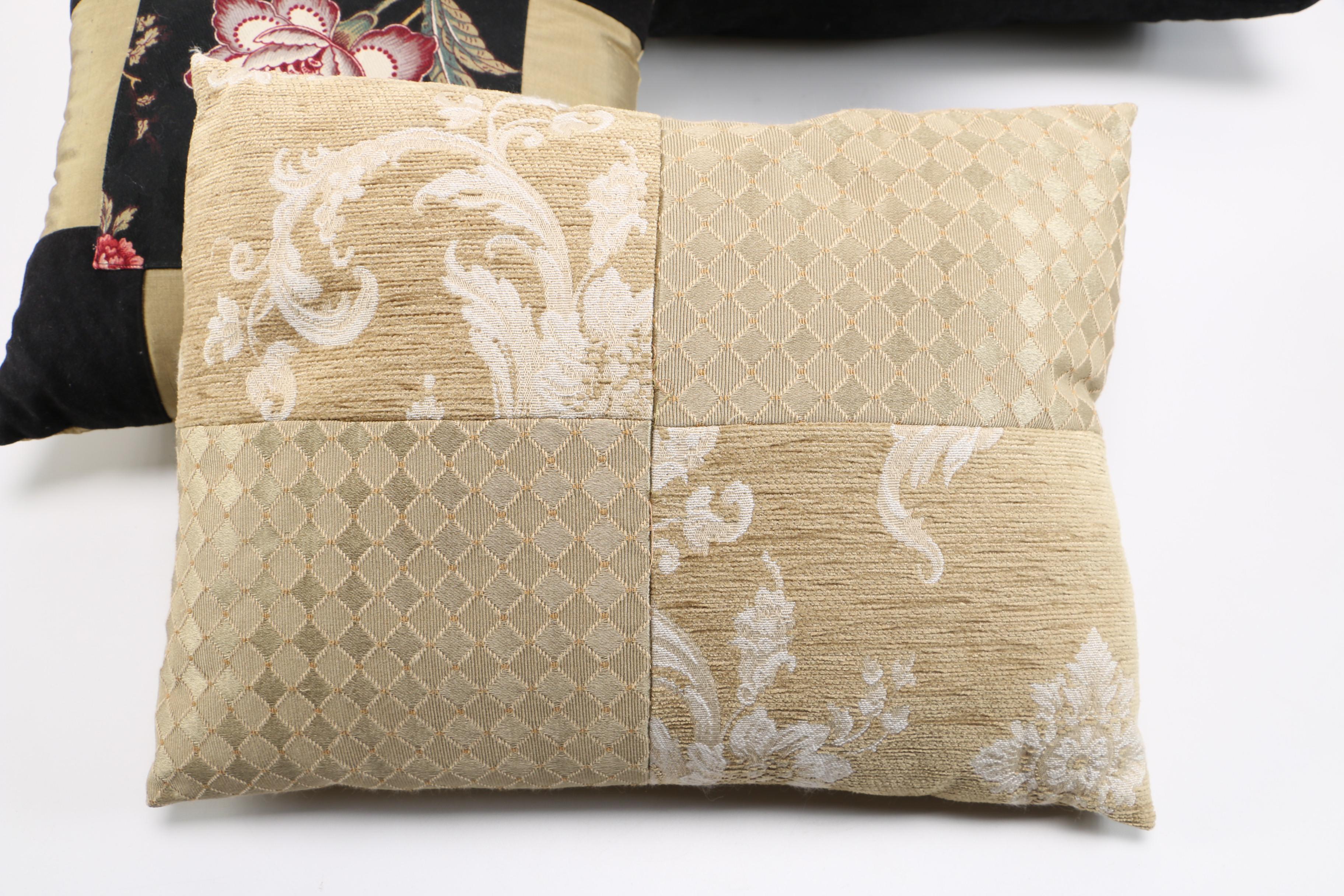 Assorted Floral Throw Pillows