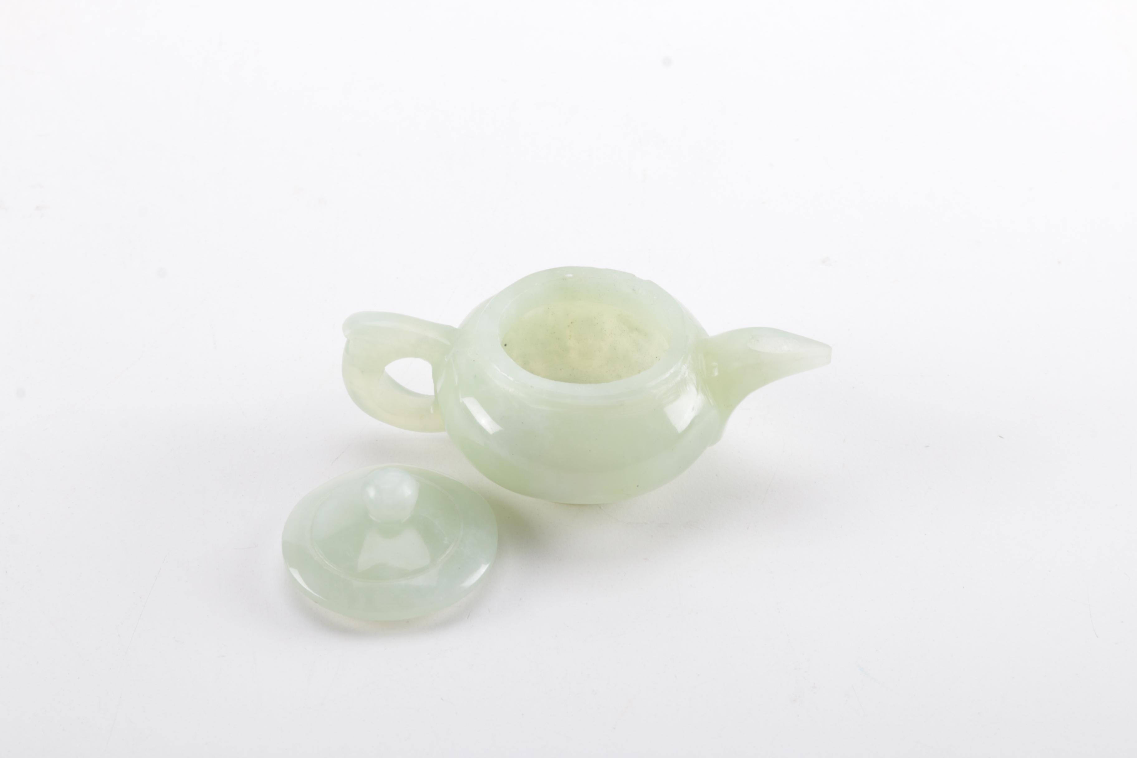 Agate Teapot Figurine