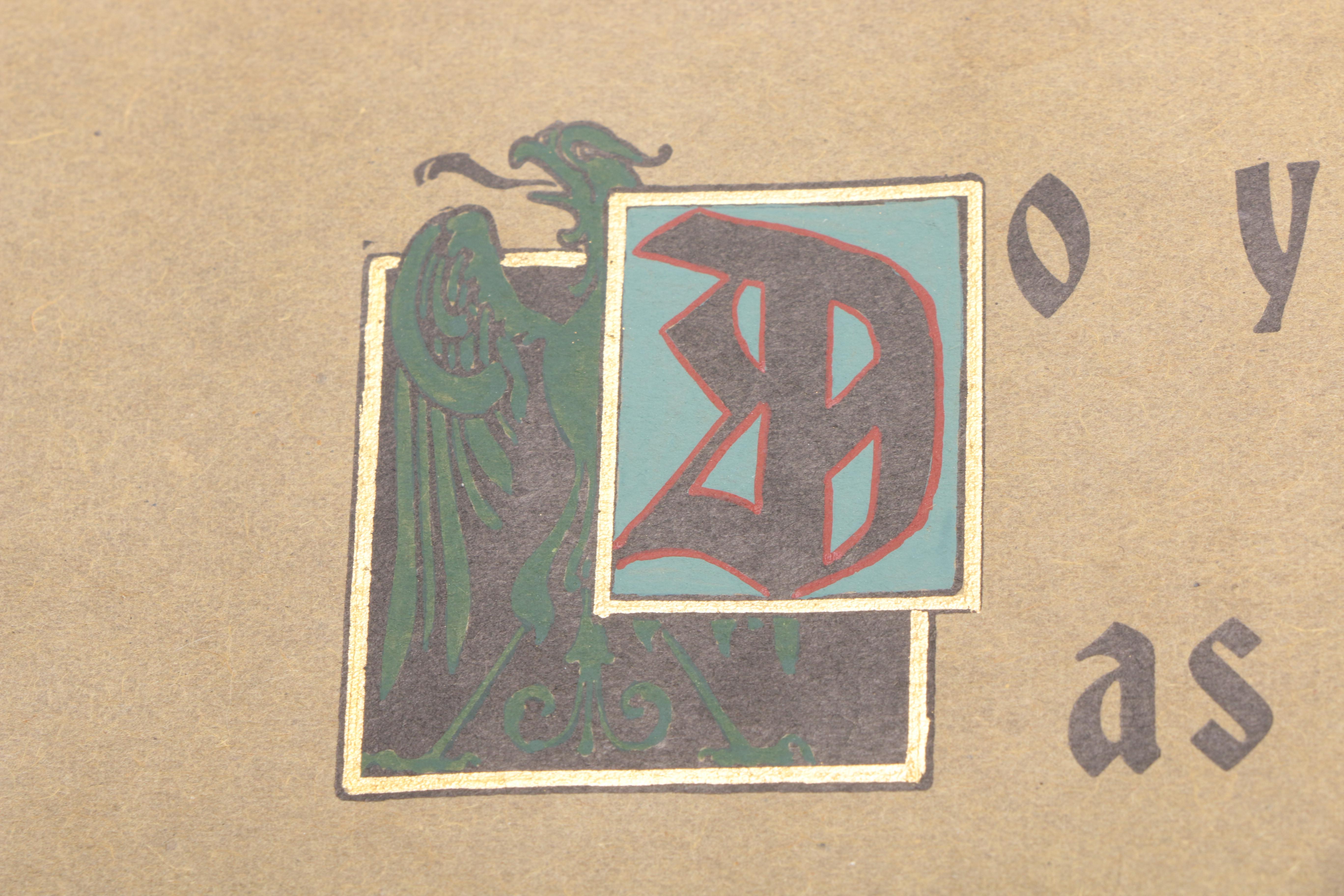 Pair of Roycroft "Do Your Work As Well as You Can" Quotes