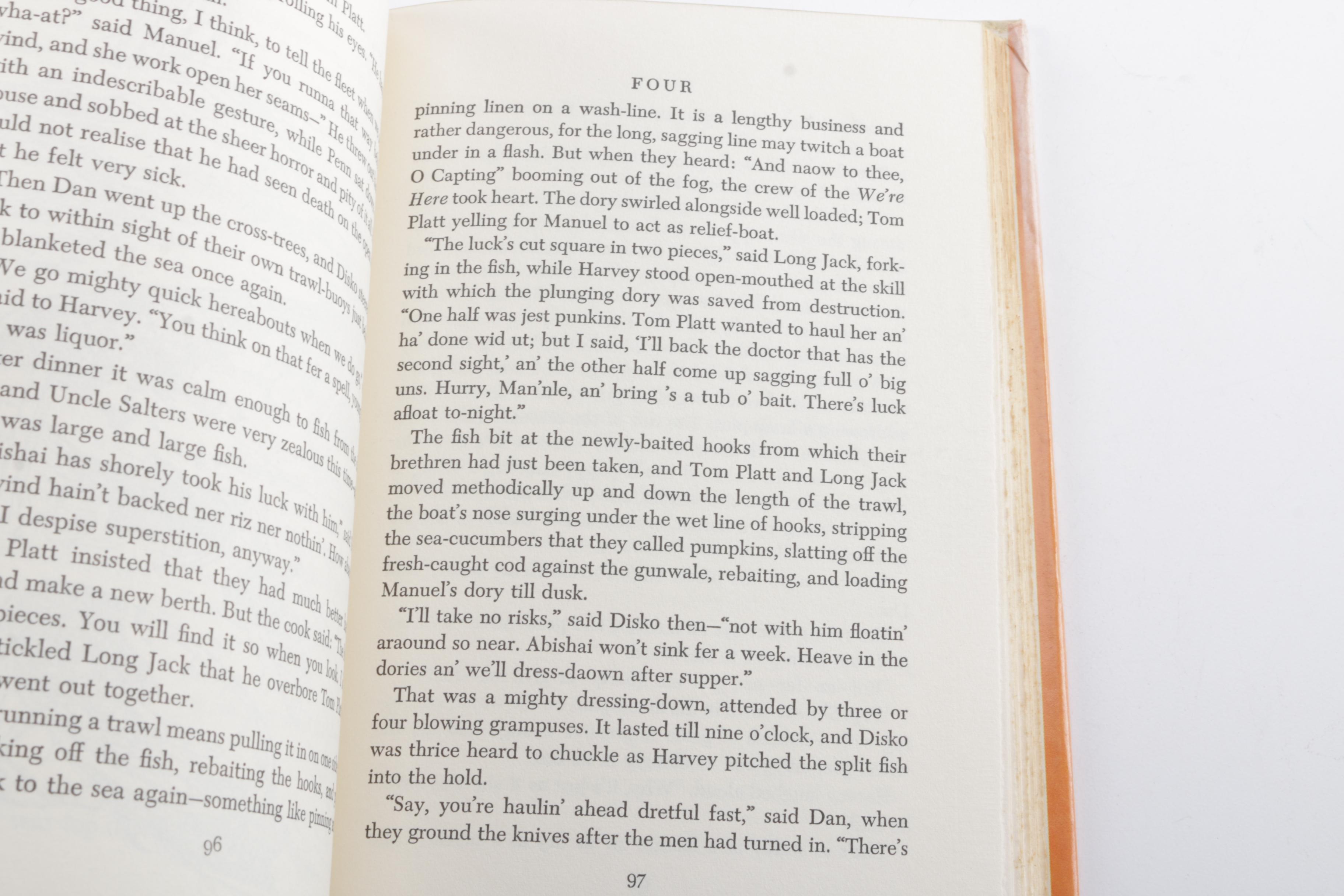 Junior Deluxe Editions of "Robinson Crusoe" and "Captain Courageous"