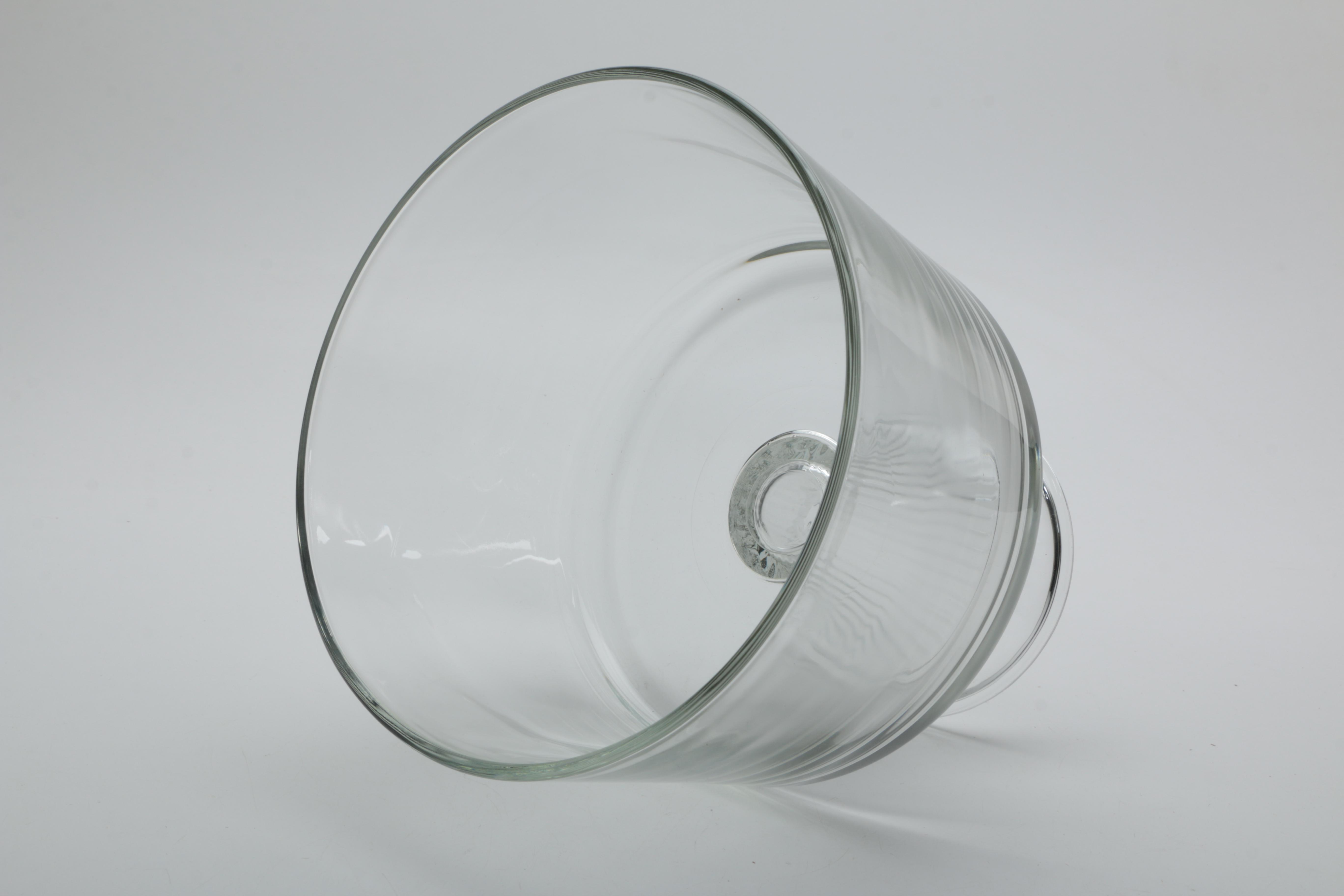 Glass Bowl Trifle and Punch Bowl with Ladel