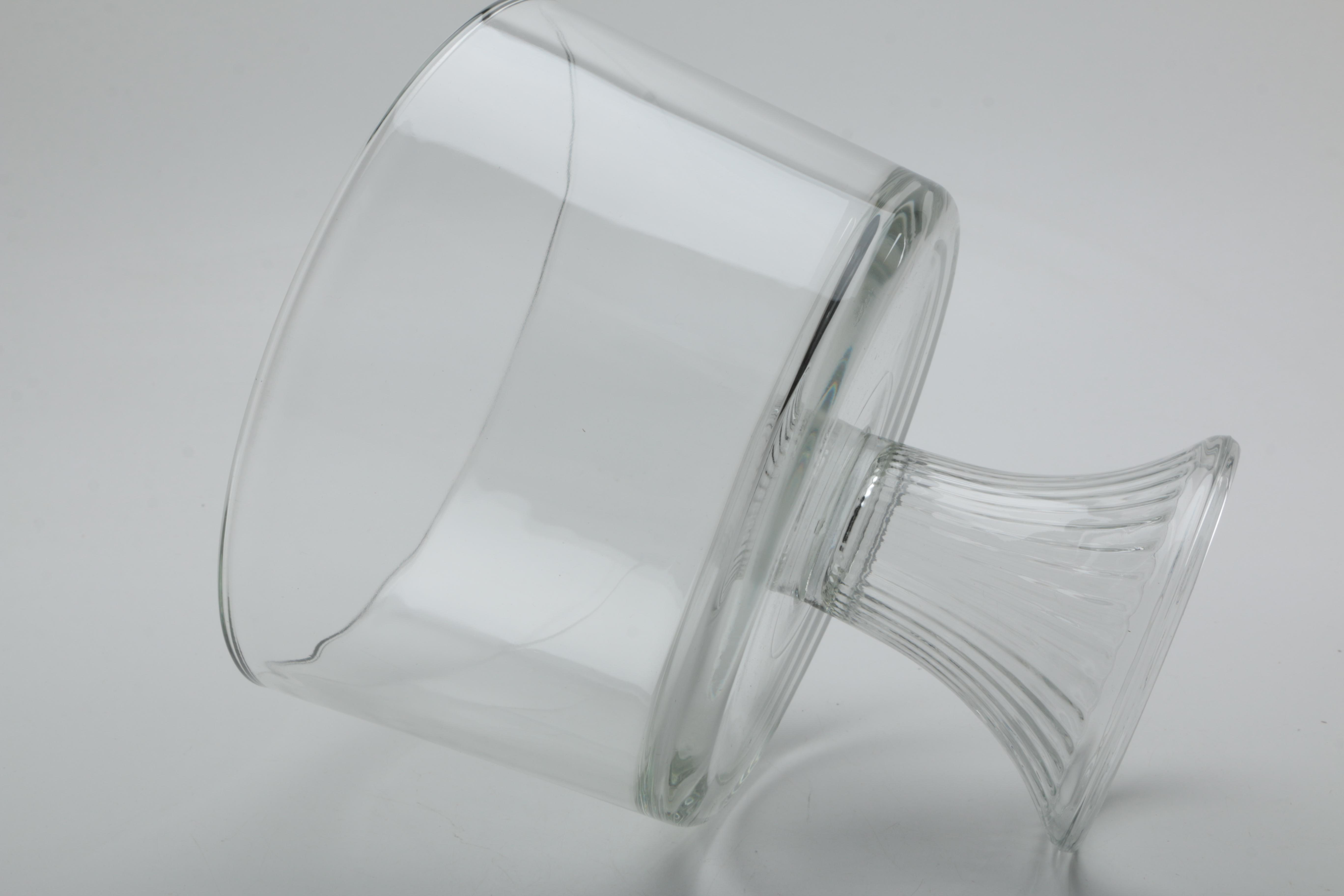 Glass Bowl Trifle and Punch Bowl with Ladel