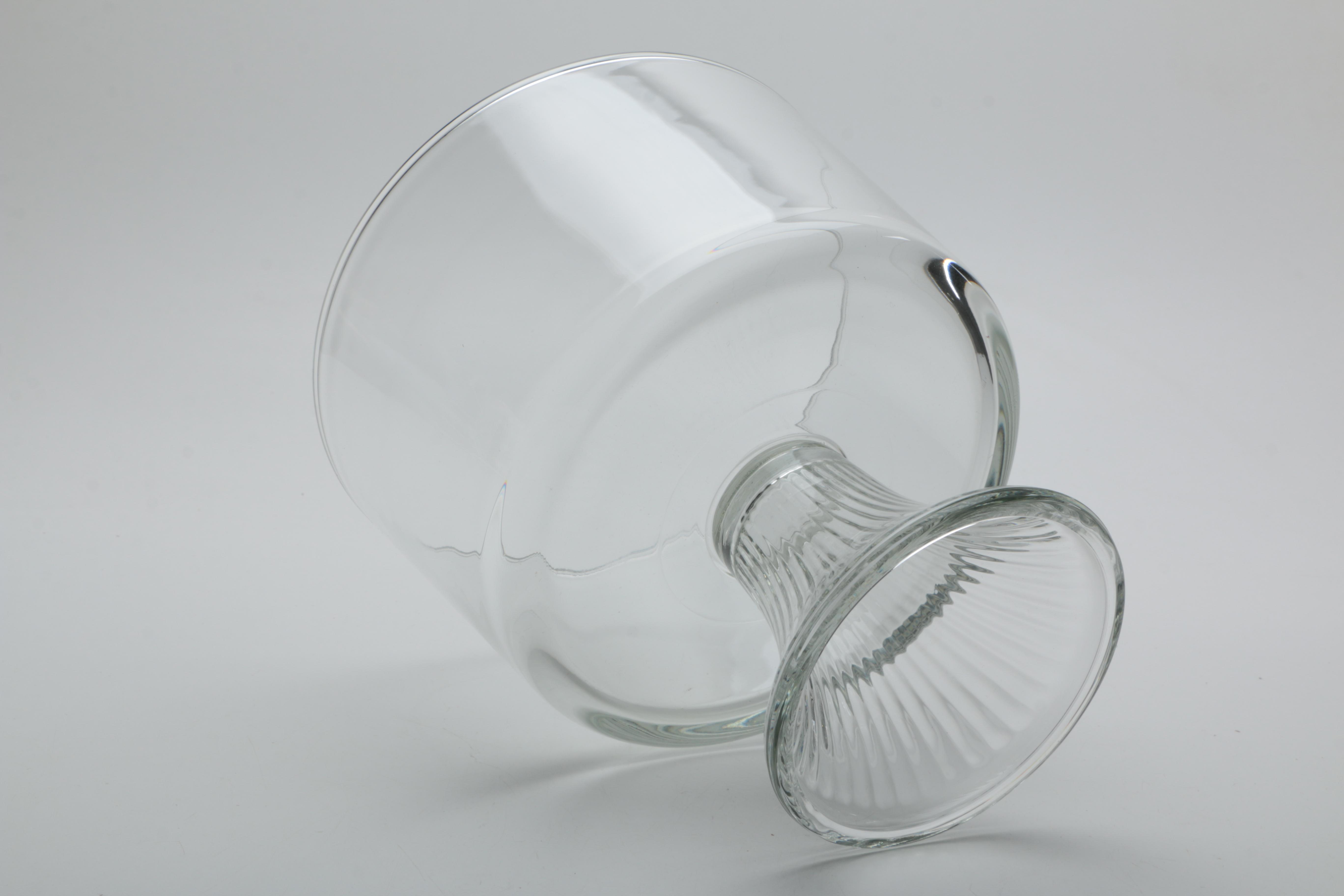 Glass Bowl Trifle and Punch Bowl with Ladel