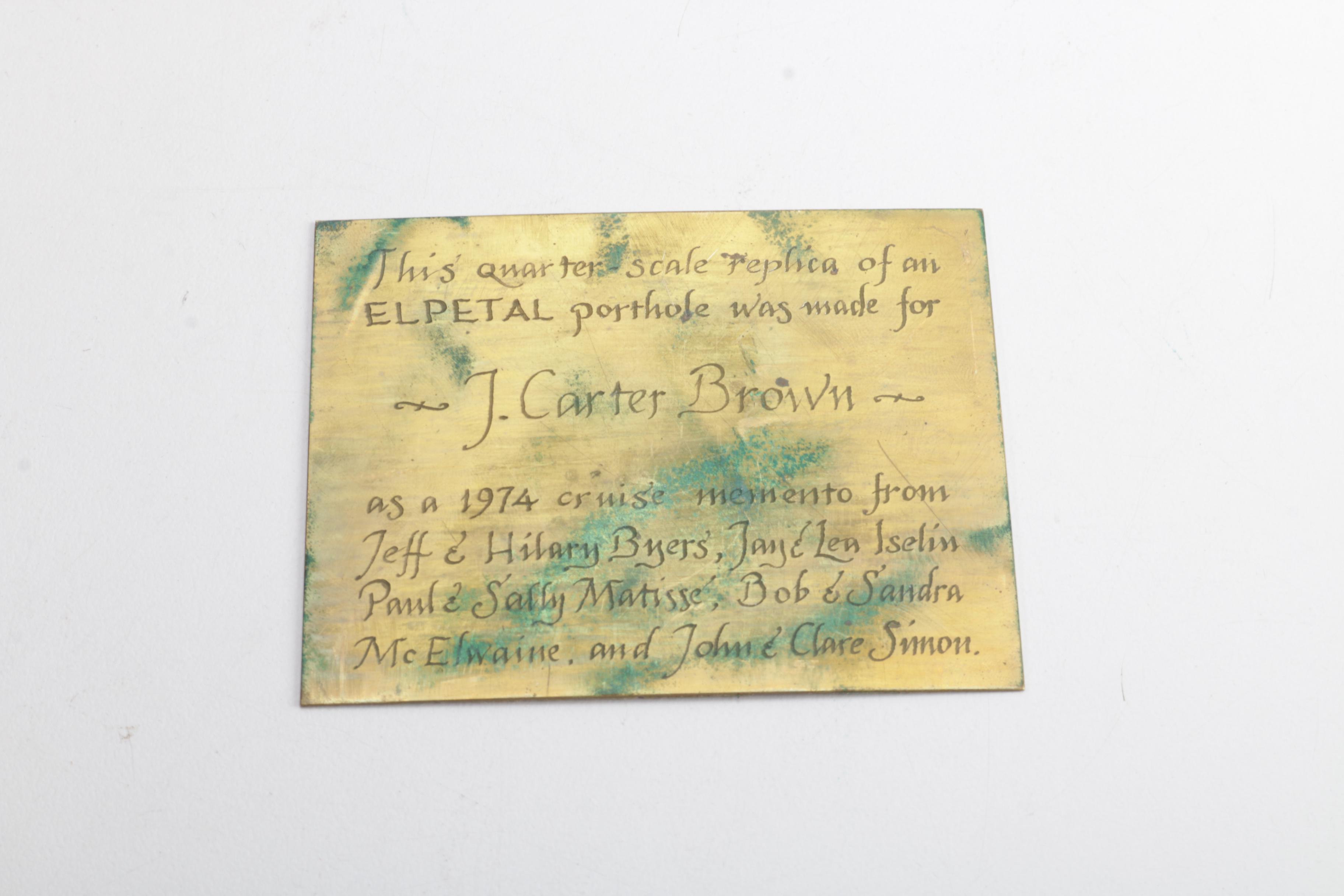 Elpetal Porthole Replica