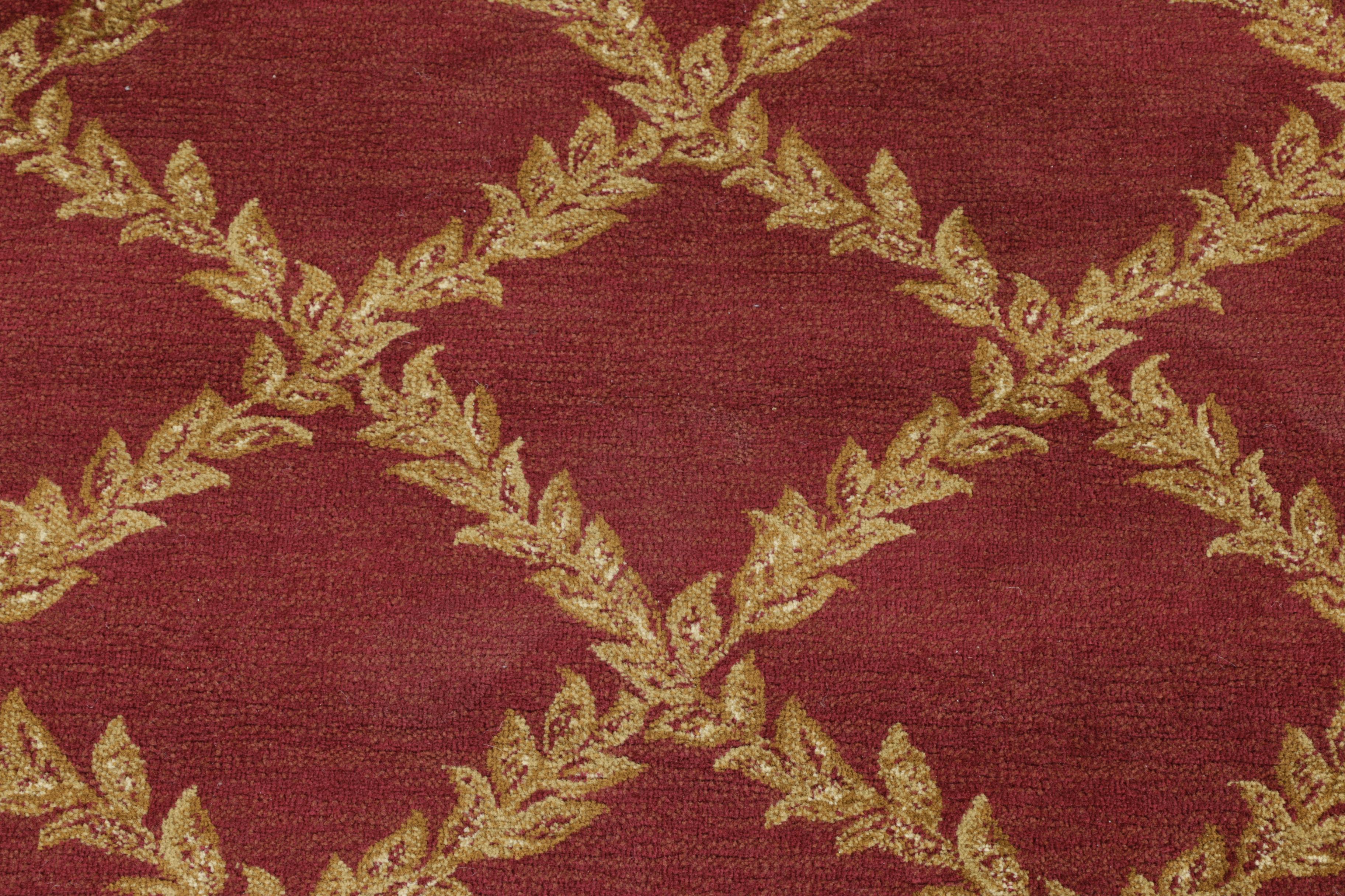 Machine Made Jewel "Traditional Vines" Area Rug