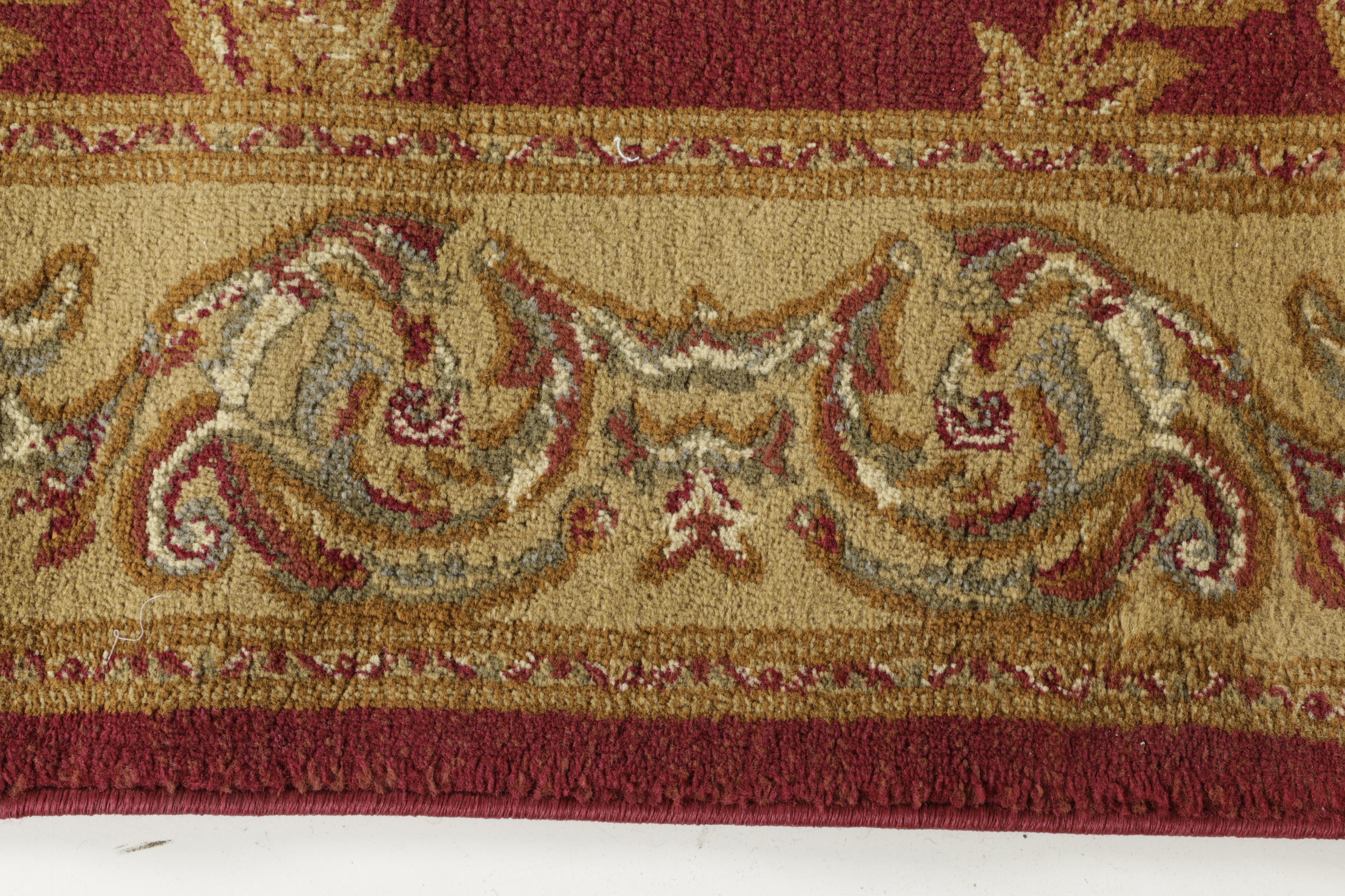 Machine Made Jewel "Traditional Vines" Area Rug