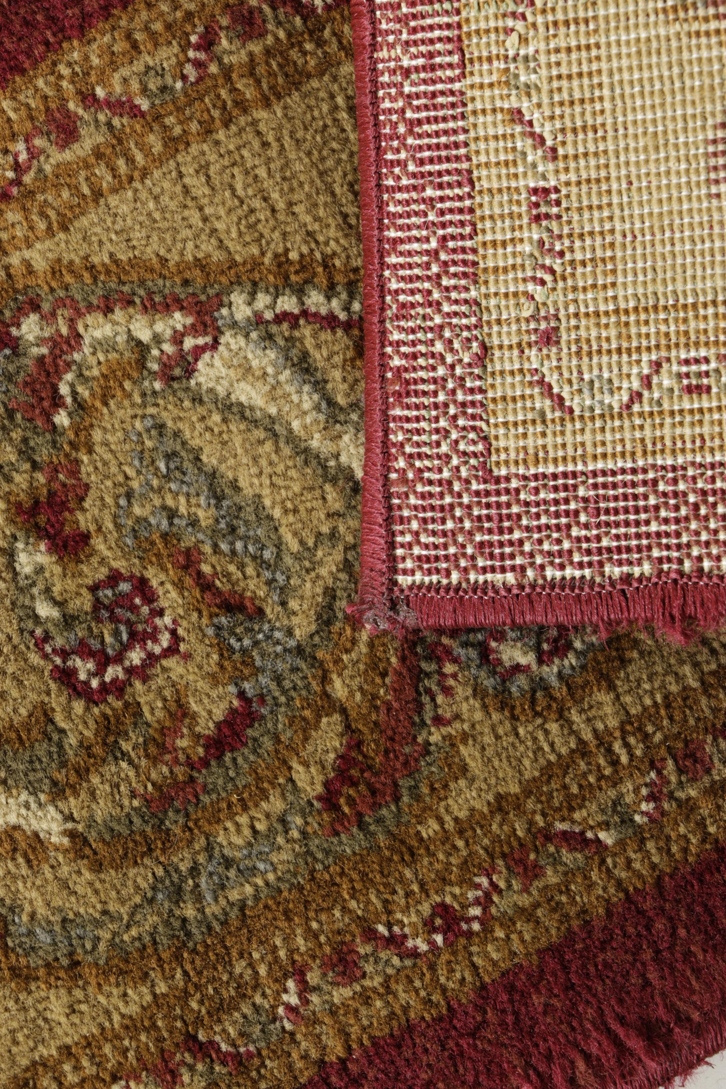 Machine Made Jewel "Traditional Vines" Area Rug