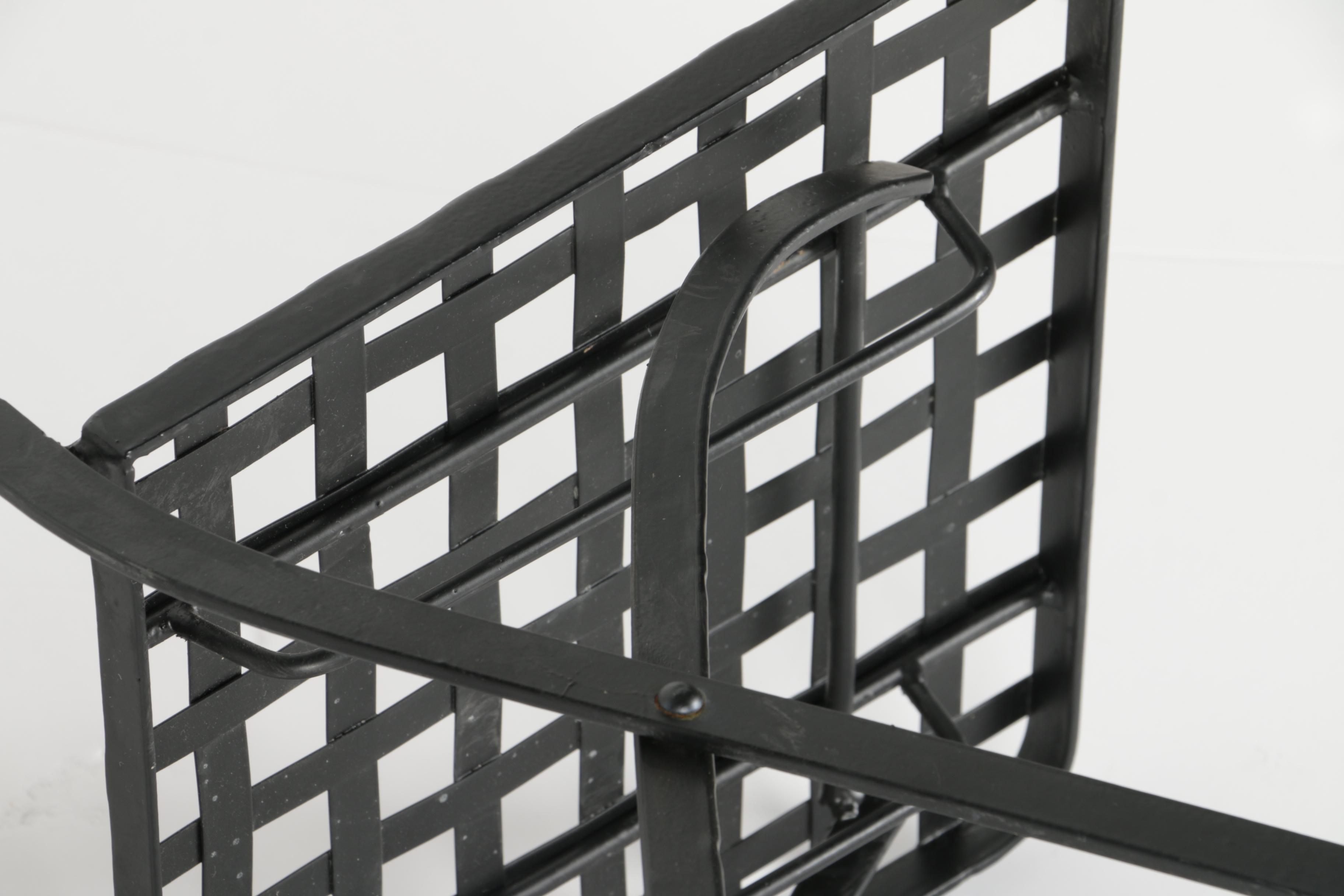 Metal and Ceramic Folding Patio Chairs