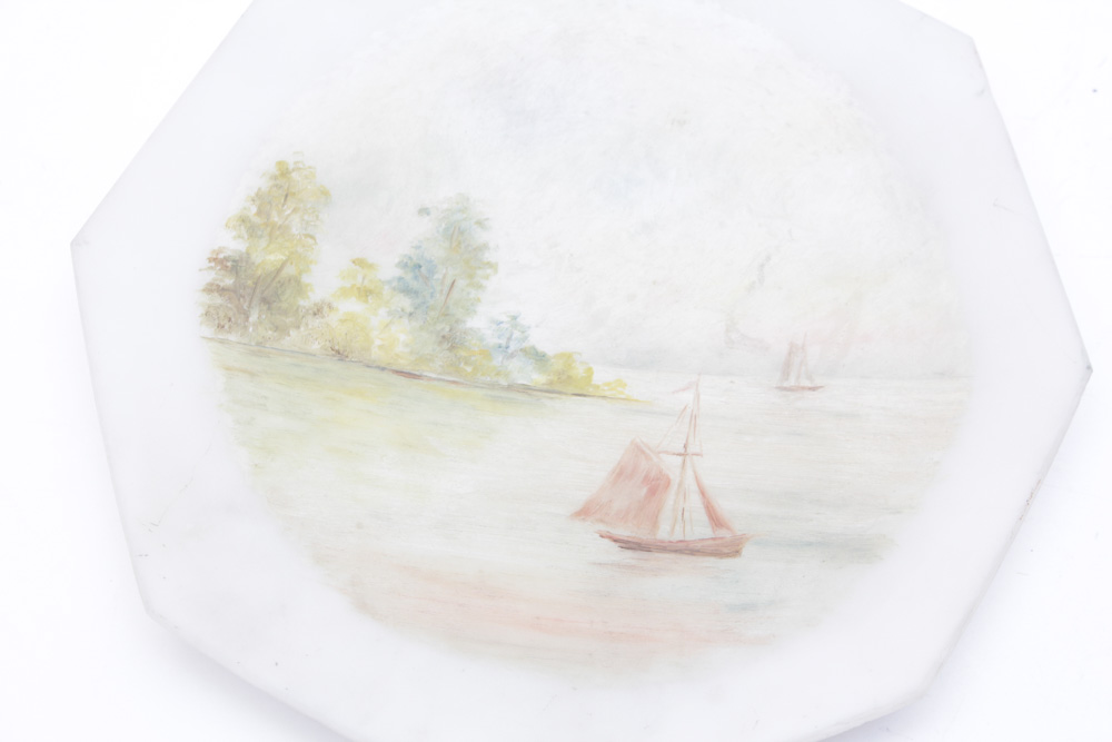 Vintage Hand-Painted Porcelain Plate